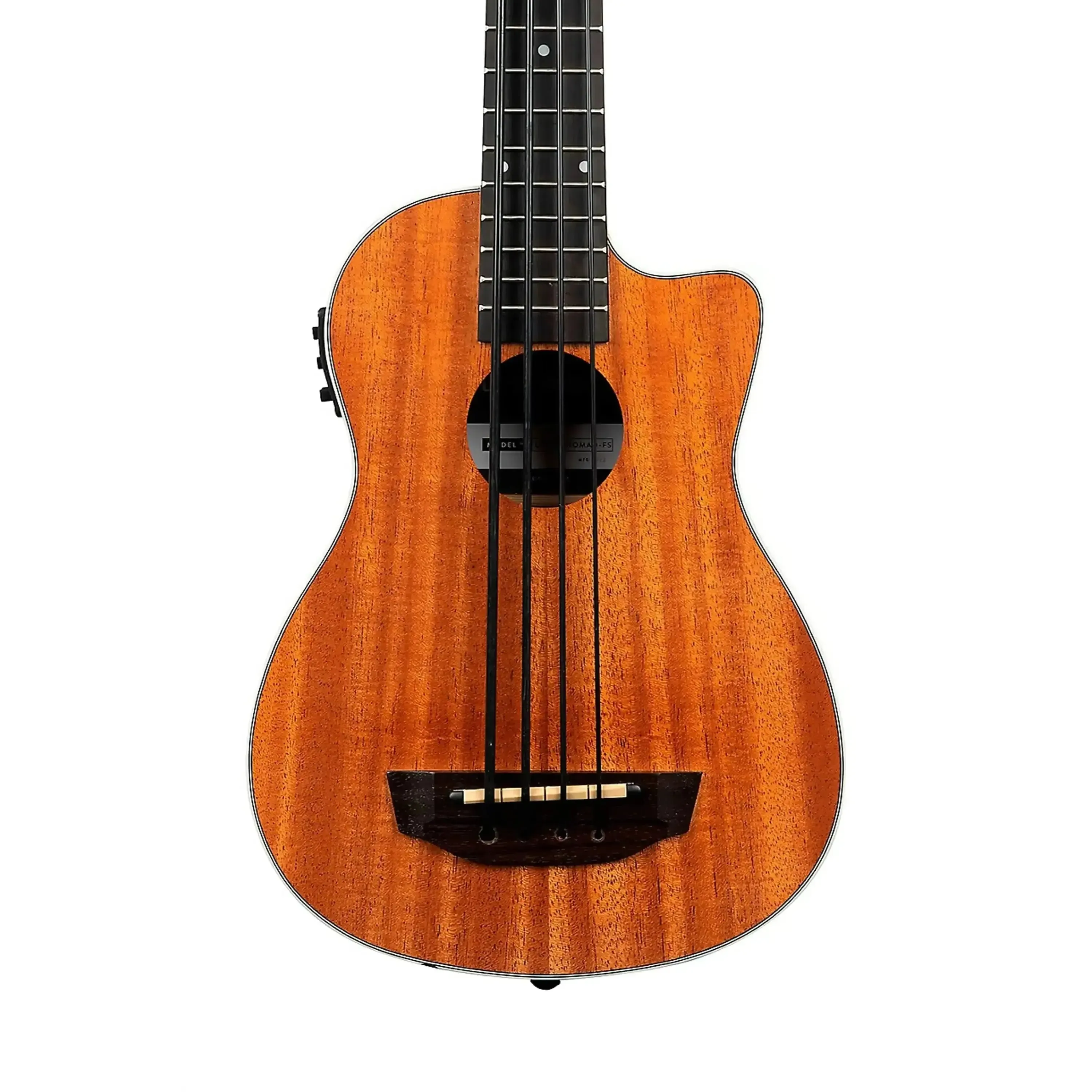Kala UBASS-SCOUT-FS Mahogany Scout Fretted Acoustic-Electric U•BASS