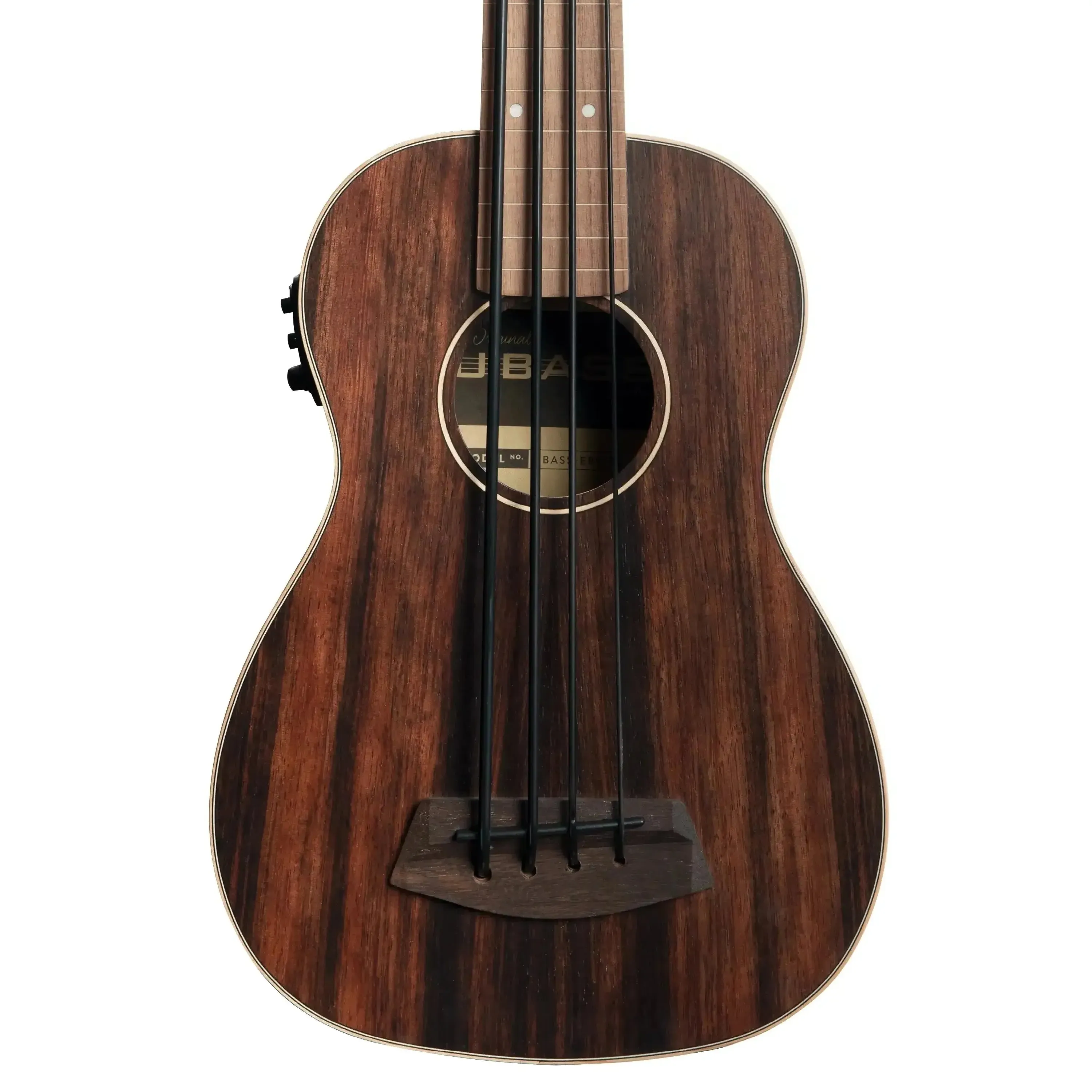 Kala UBASS-EBY-FL Striped Ebony Fretless Acoustic-Electric U•BASS