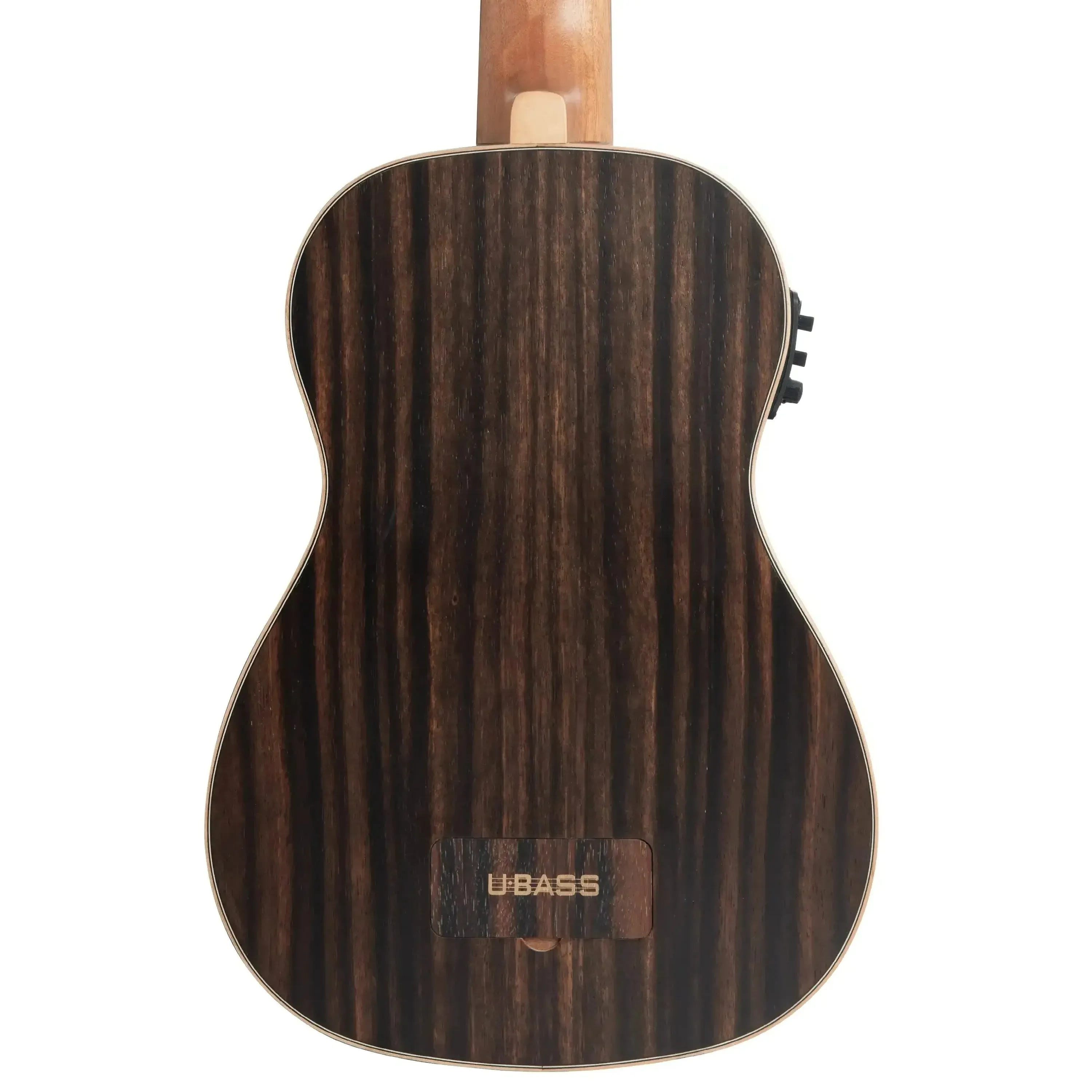 Kala UBASS-EBY-FL Striped Ebony Fretless Acoustic-Electric U•BASS - Image 2