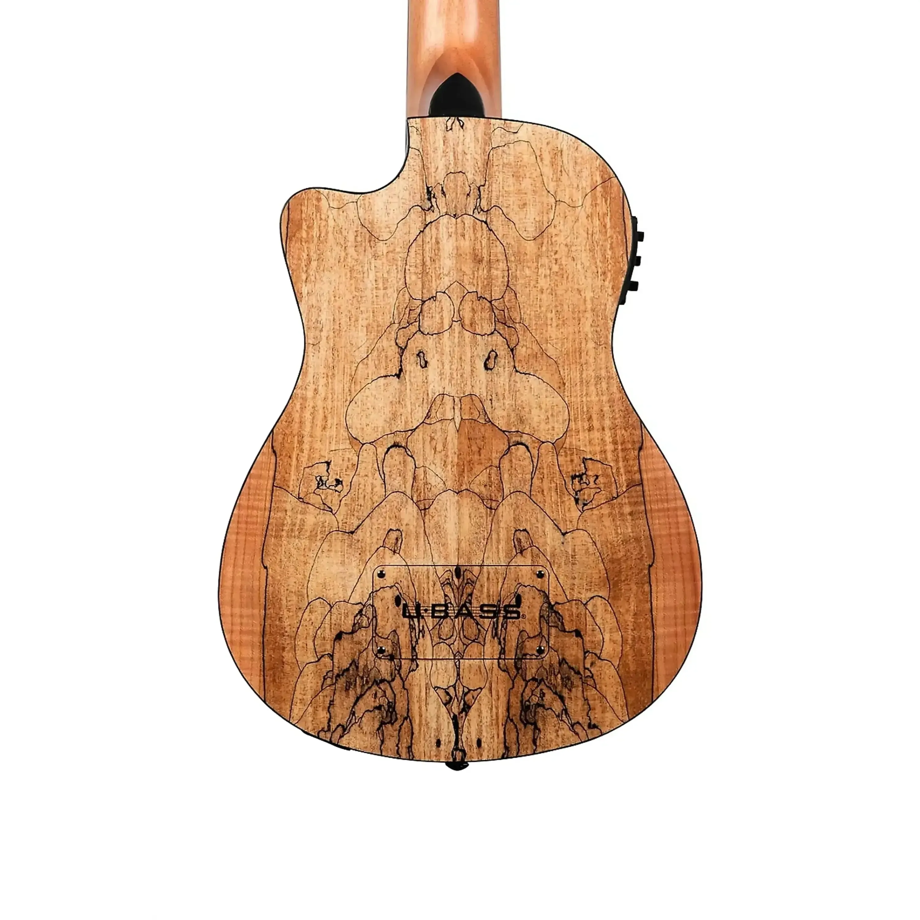 Kala UBASS-SP-MAPL-FS Spalted Maple Fretted Acoustic-Electric U•BASS - Image 2