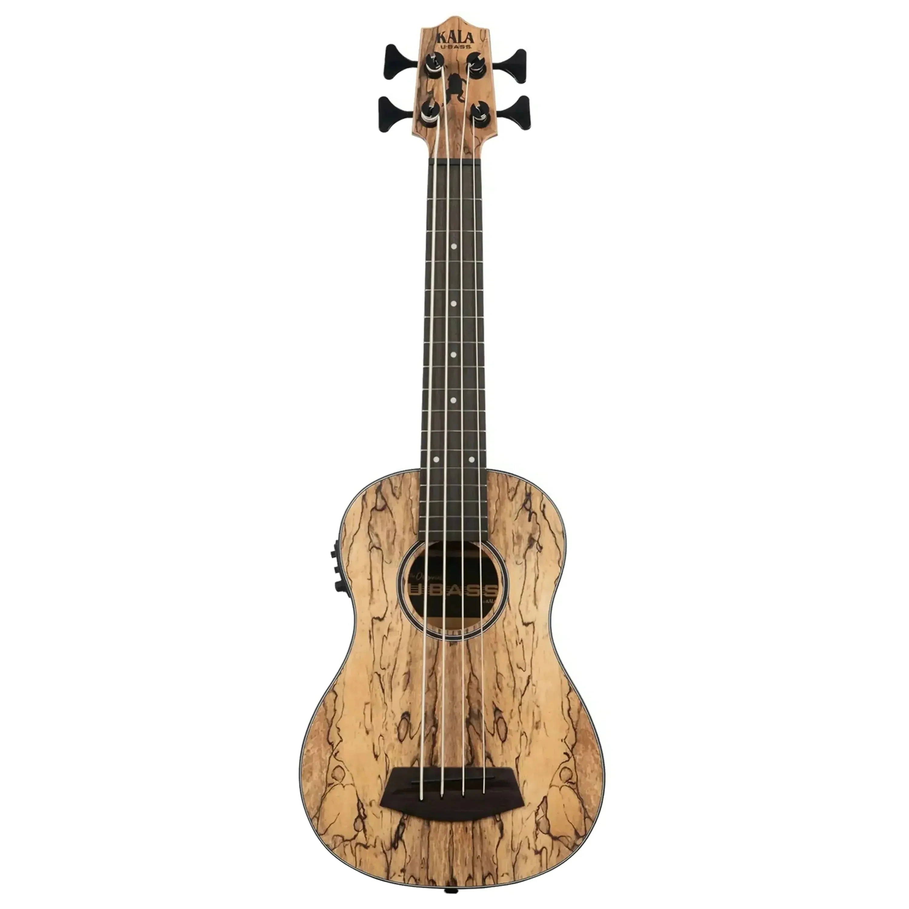 Kala UBASS-SP-MNG-FS Spalted Mango Fretted Acoustic-Electric U•BASS - Image 3