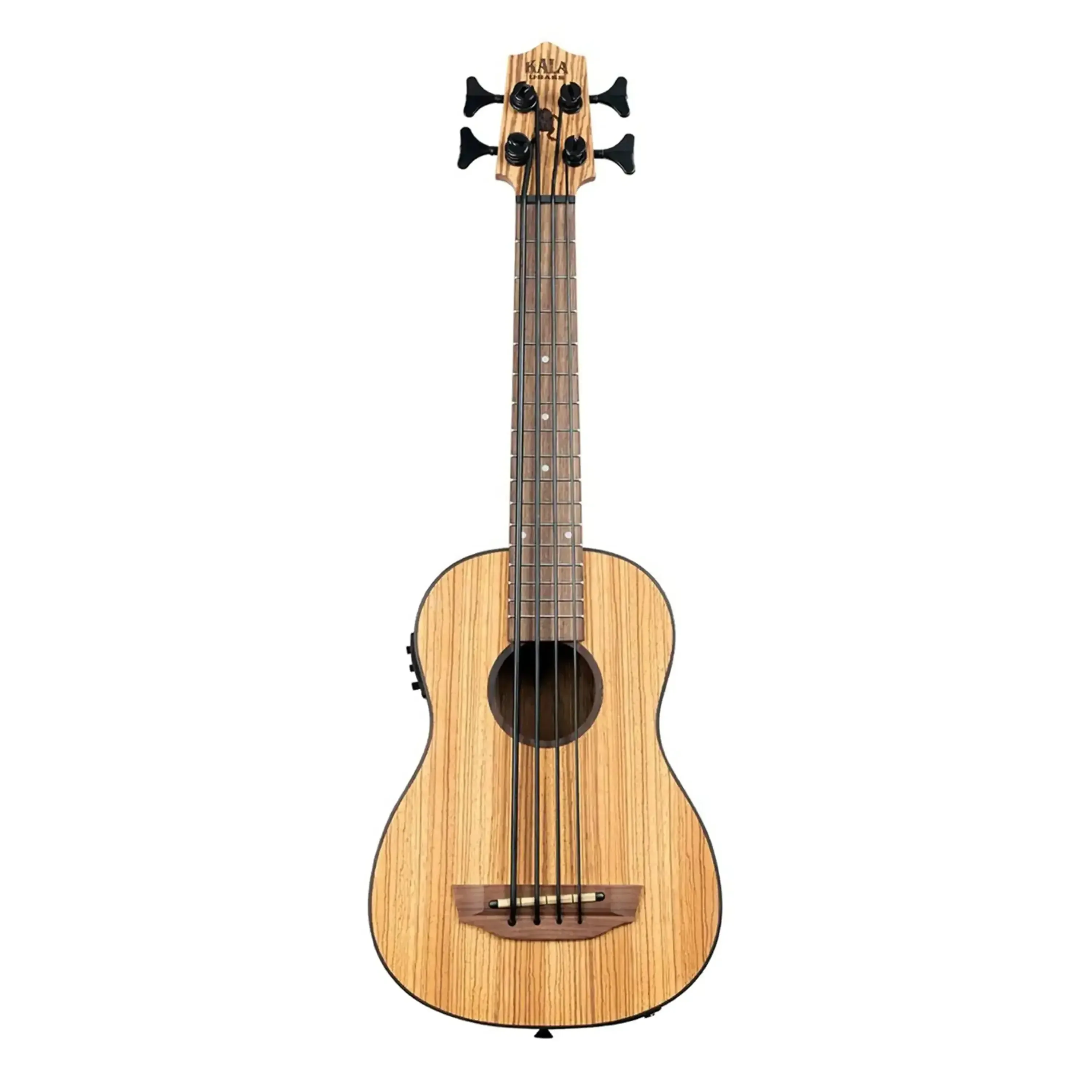 Kala UBASS-ZEB-FS Zebrawood Acoustic-Electric U•BASS - Image 3
