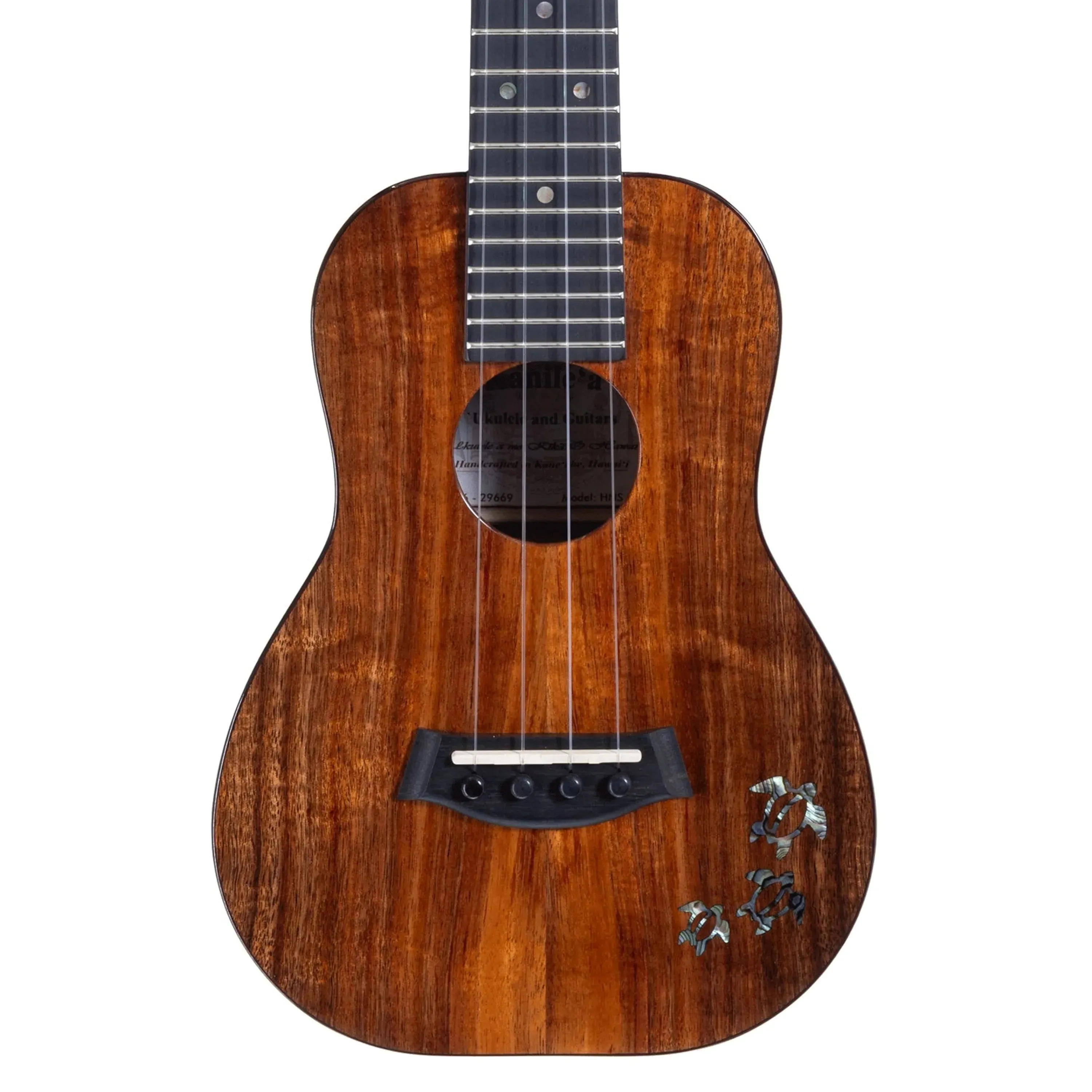 Kanile'a HNS-C Honu Series Deluxe Hawaiian Koa Concert Ukulele