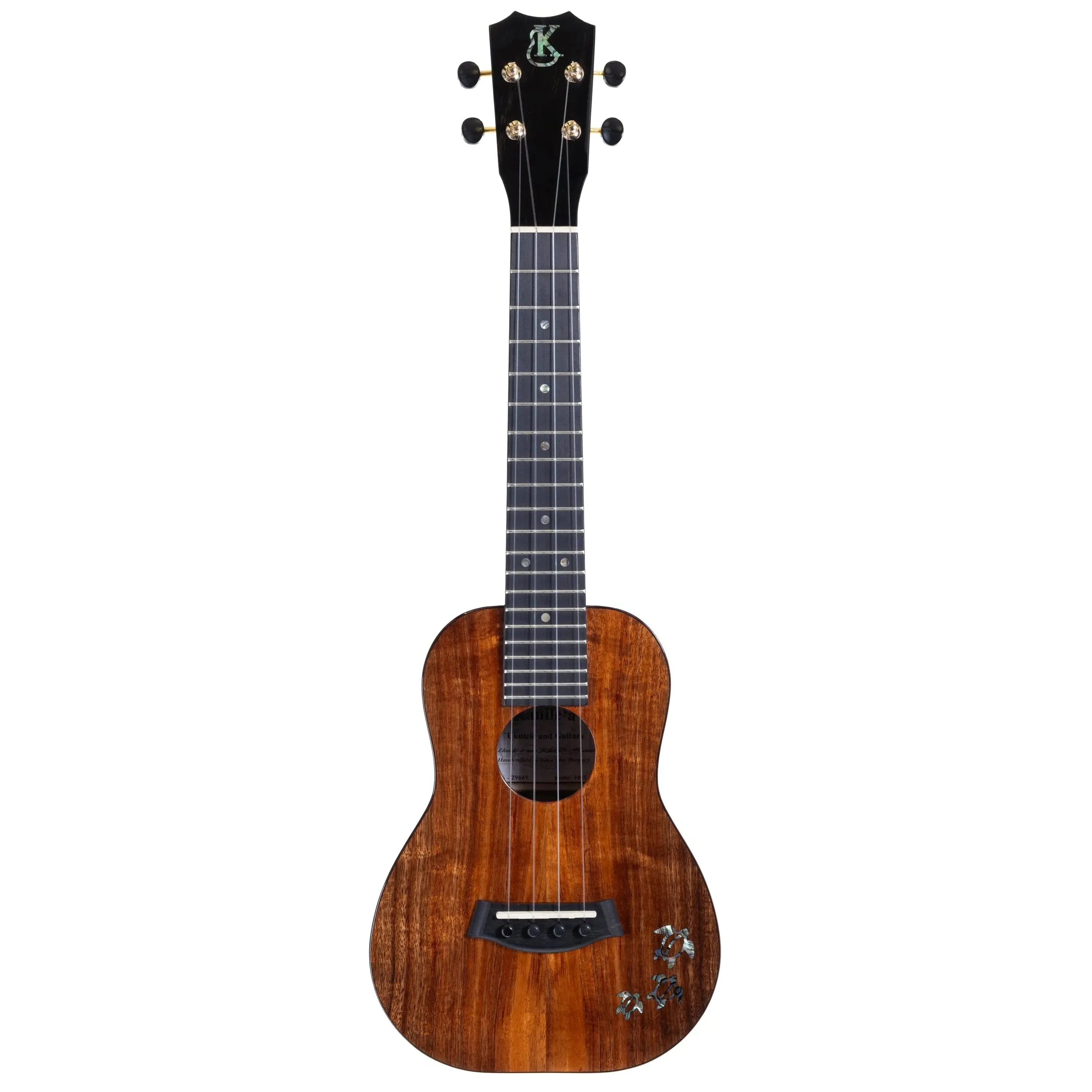 Kanile'a HNS-C Honu Series Deluxe Hawaiian Koa Concert Ukulele - Image 3