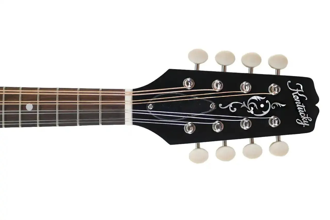 Kentucky KM-206 Satin Brown Deluxe A-Model Mandolin - Image 6