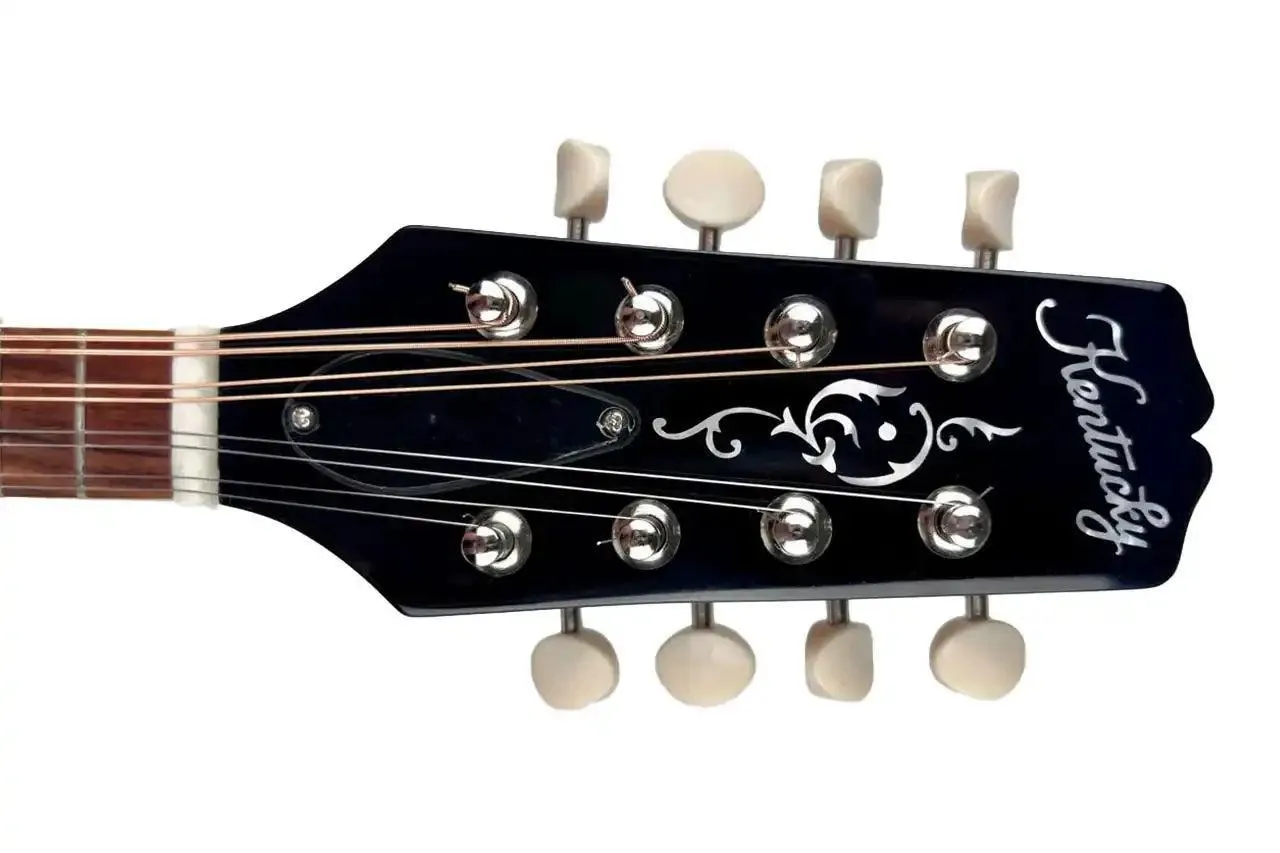 Kentucky KM-270 Traditional Sunburst Deluxe Oval Hole A-Model Mandolin - Image 5