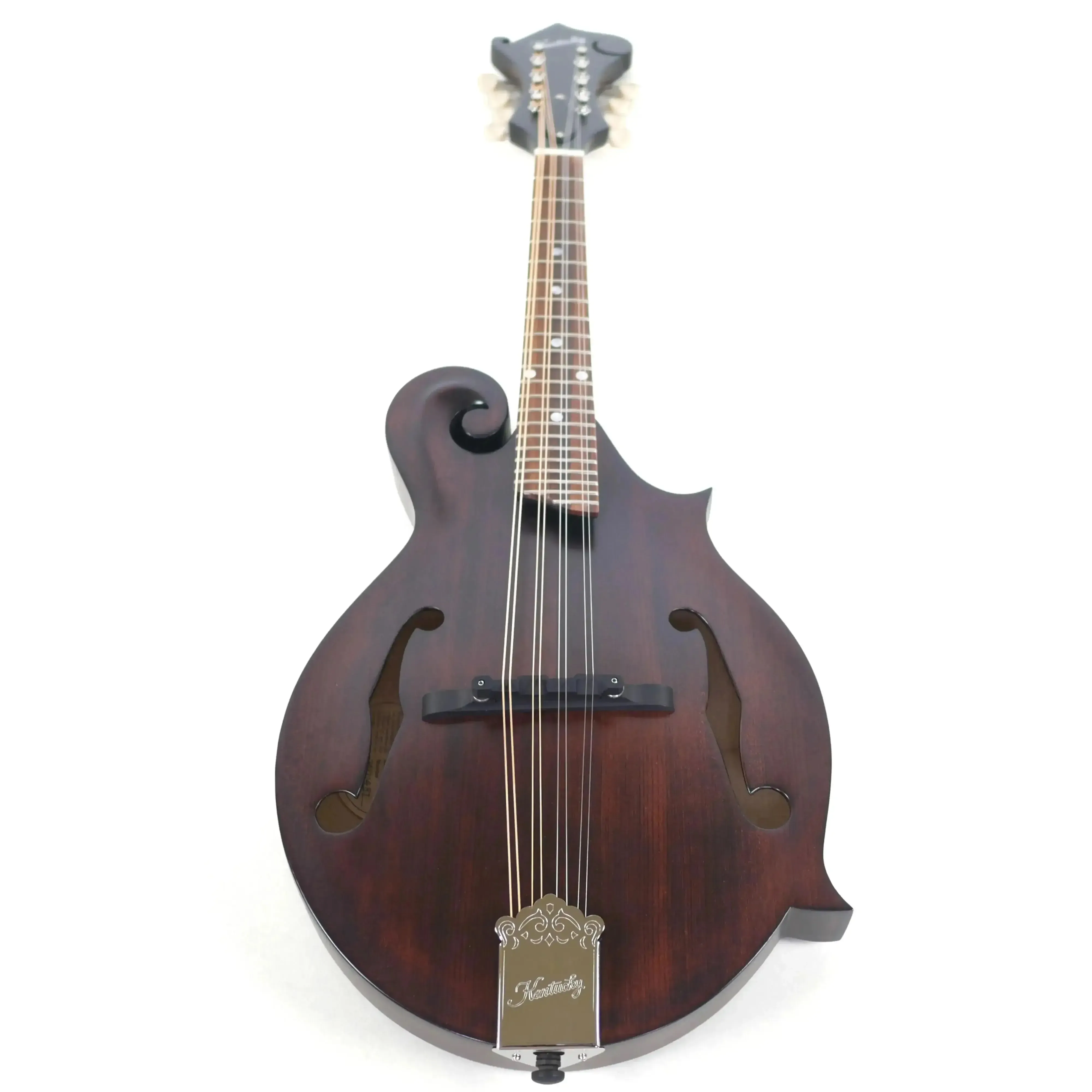 Kentucky KM-606 Satin Brown Standard F-Model Mandolin - Image 4