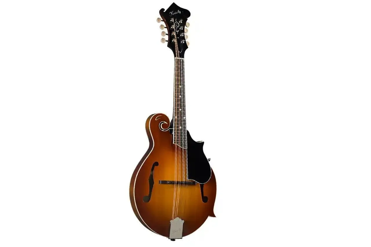 Kentucky KM-755 Amberburst Deluxe F-Model Mandolin - Image 3