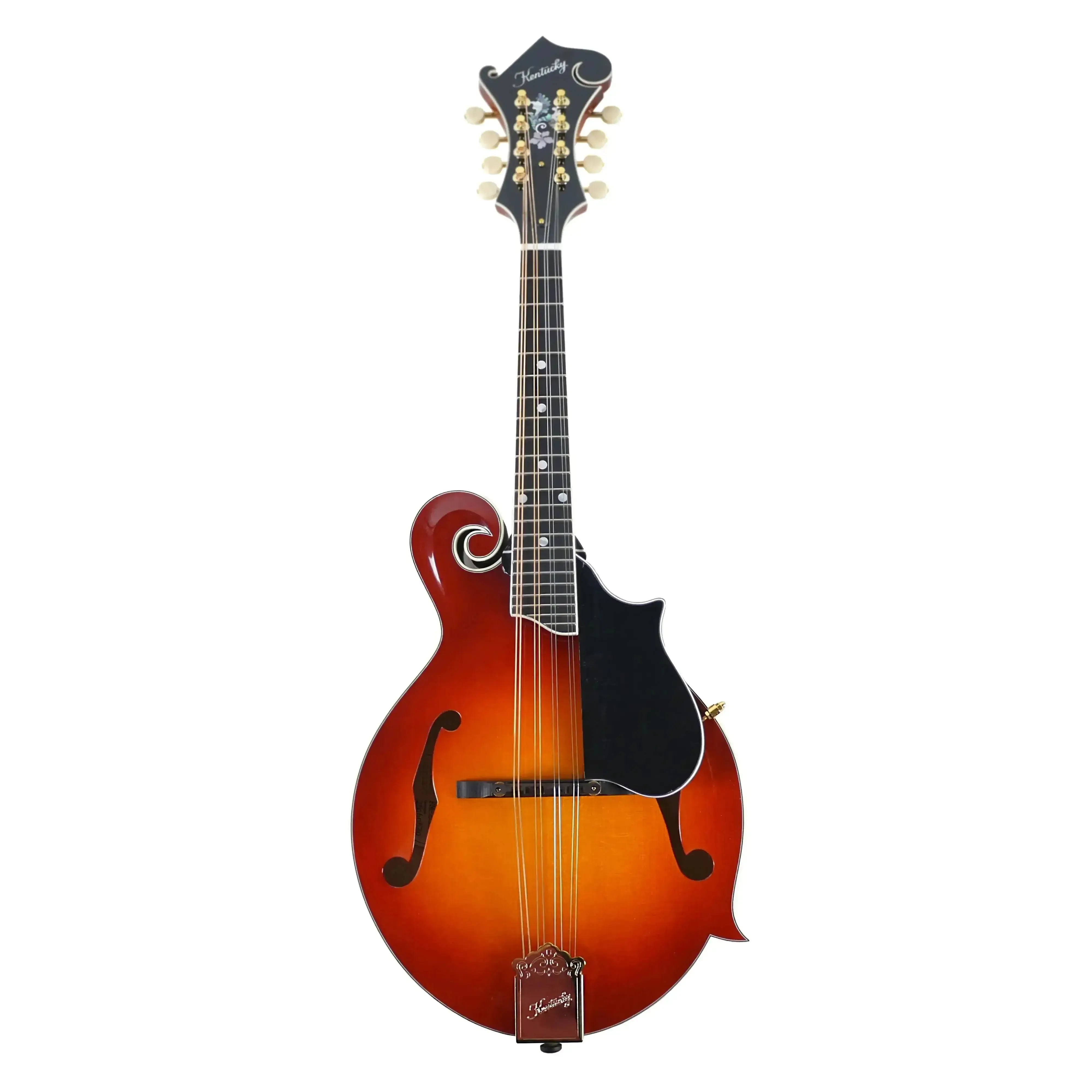 Kentucky KM-855 Amberburst Artist F-Model Mandolin - Image 4