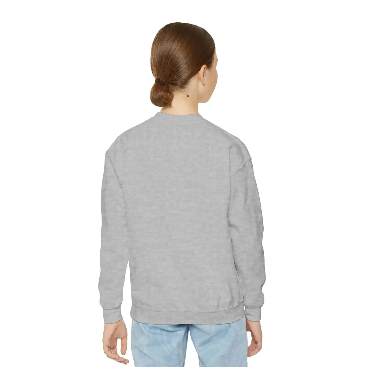 Kids Uke Like The Pros Crewneck Sweatshirt - Black Logo - Image 14