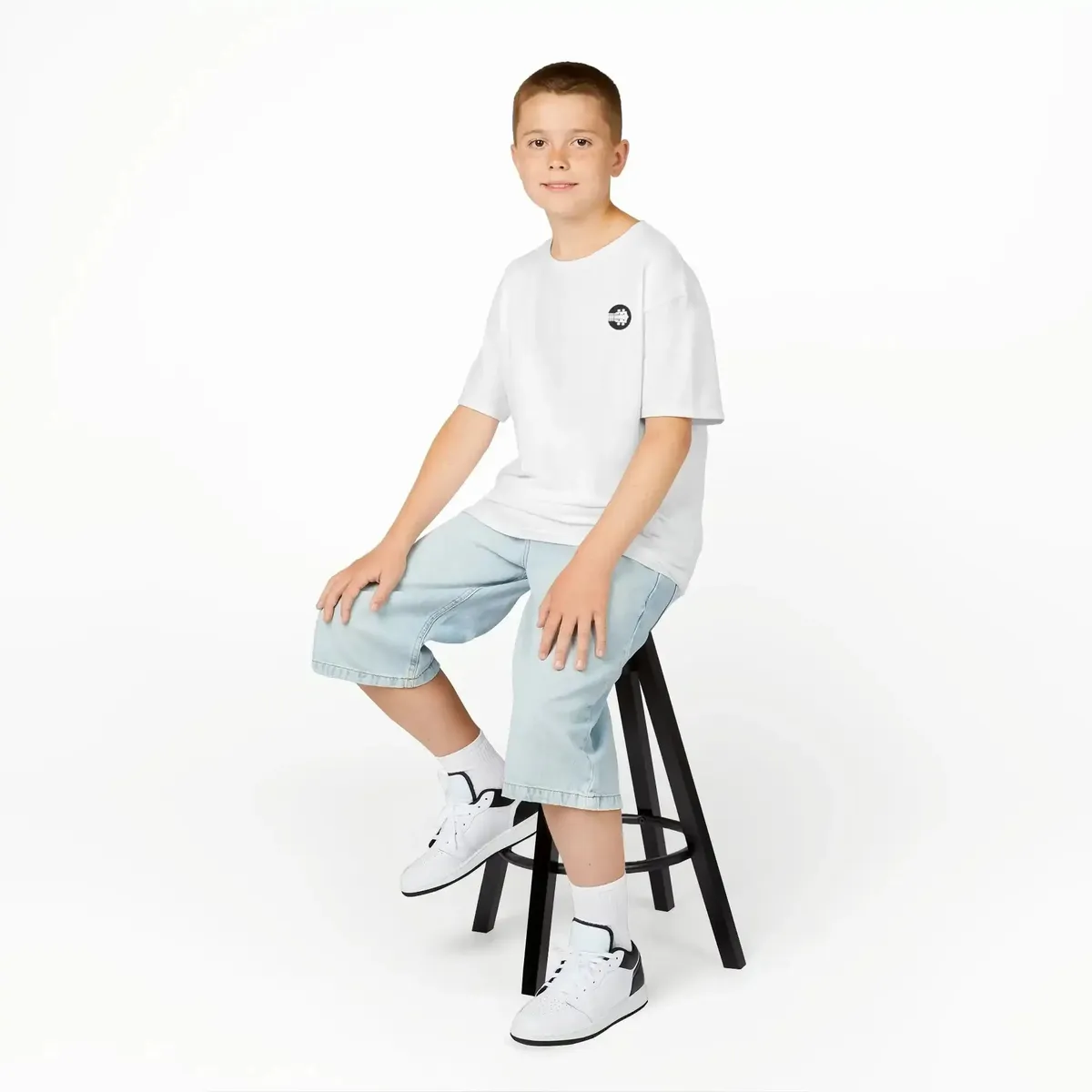 Kids Uke Like The Pros T-Shirt - Black Logo - Image 16
