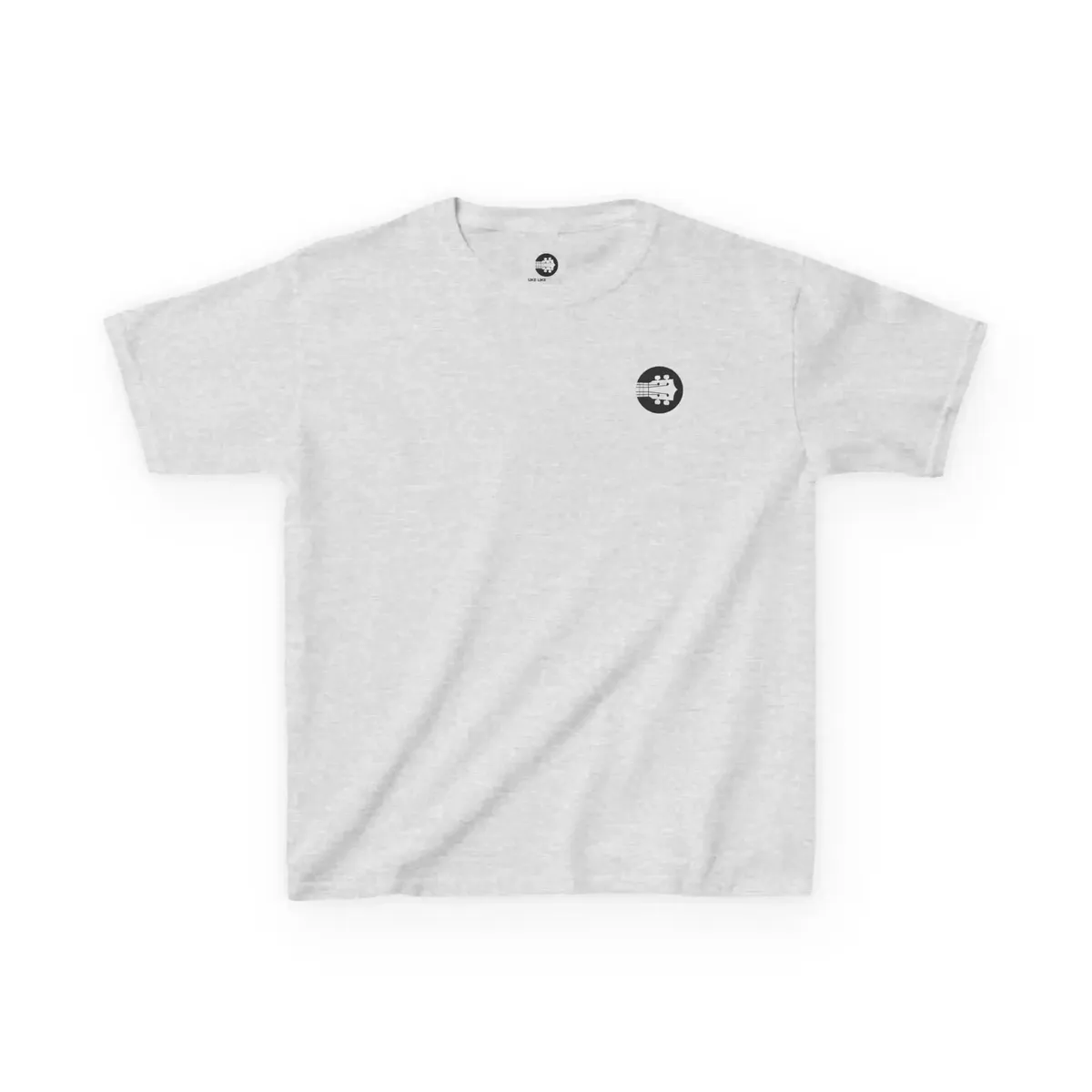Kids Uke Like The Pros T-Shirt - Black Logo - Image 2