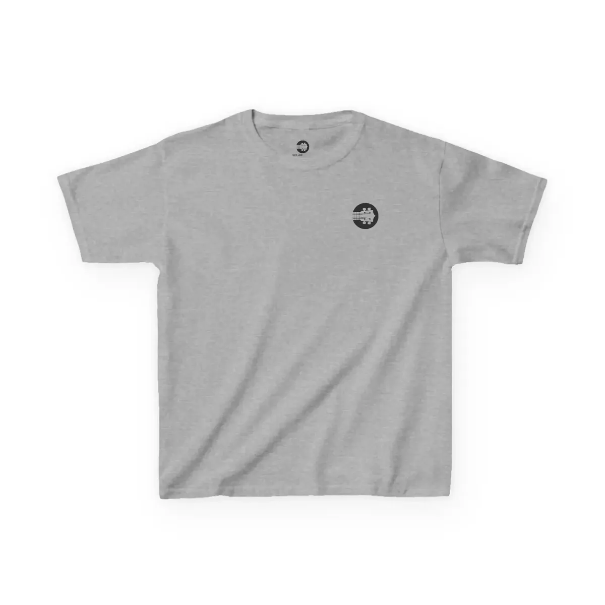 Kids Uke Like The Pros T-Shirt - Black Logo - Image 3