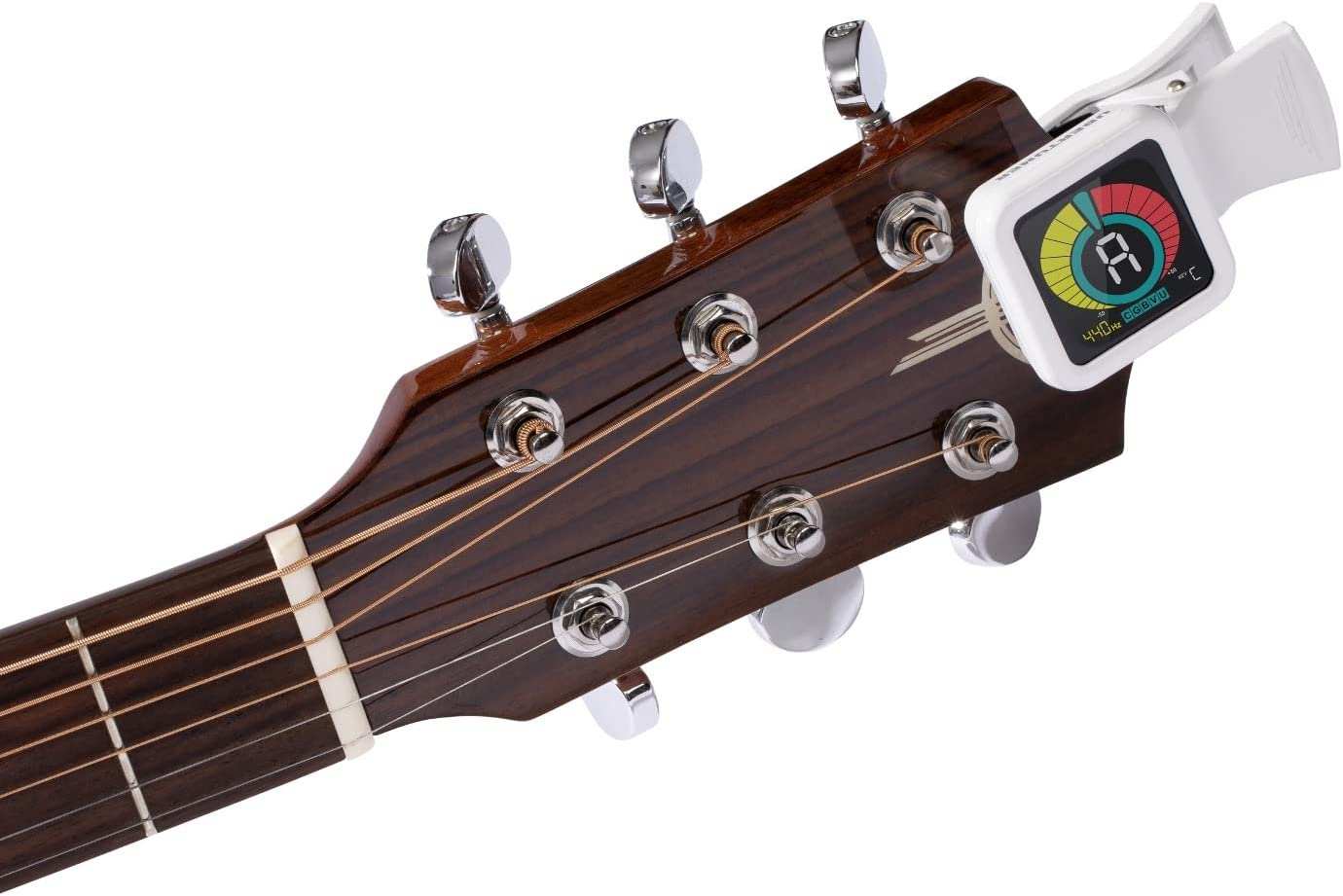 KLIQ UberTuner Professional Clip-On All-Instrument Tuner - White - Image 2