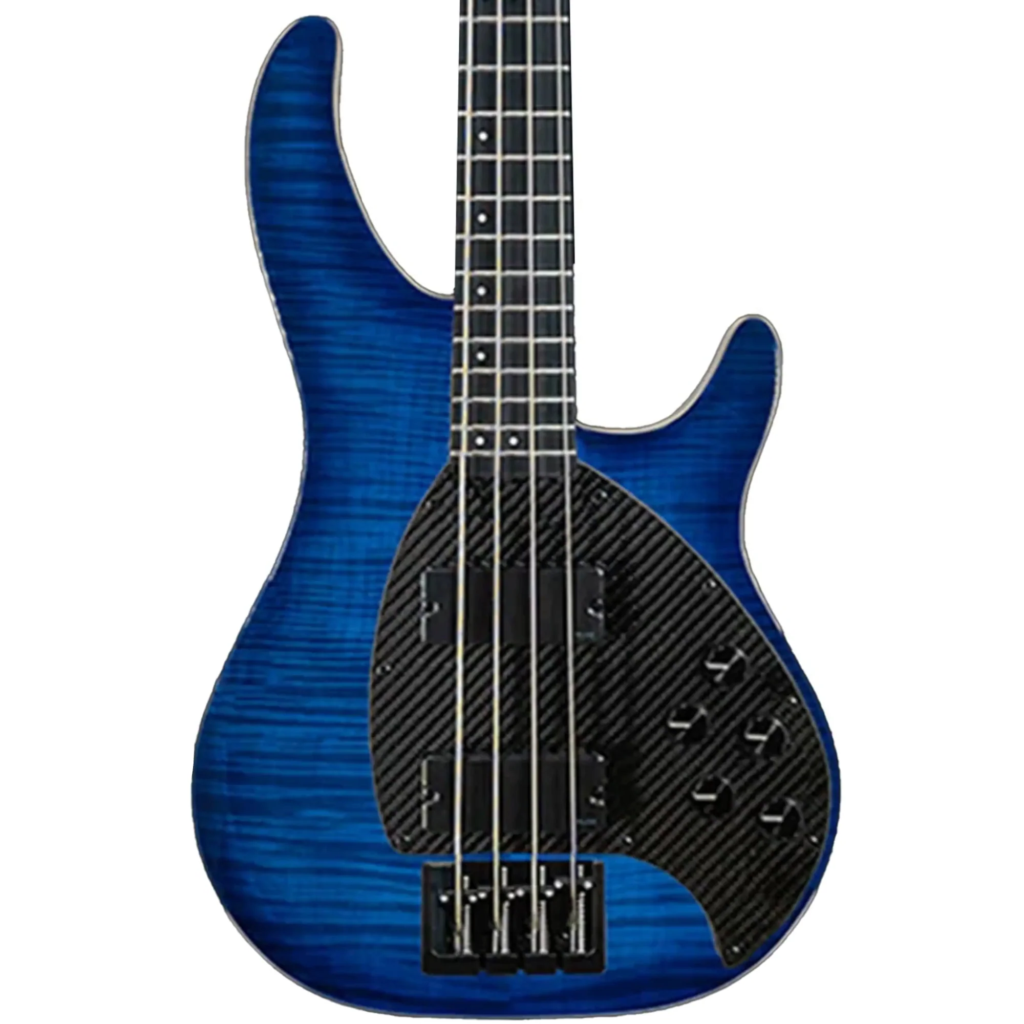 Klōs Apollo IV Custom Electric Jazz Bass with Active-Passive Pickup - Blue