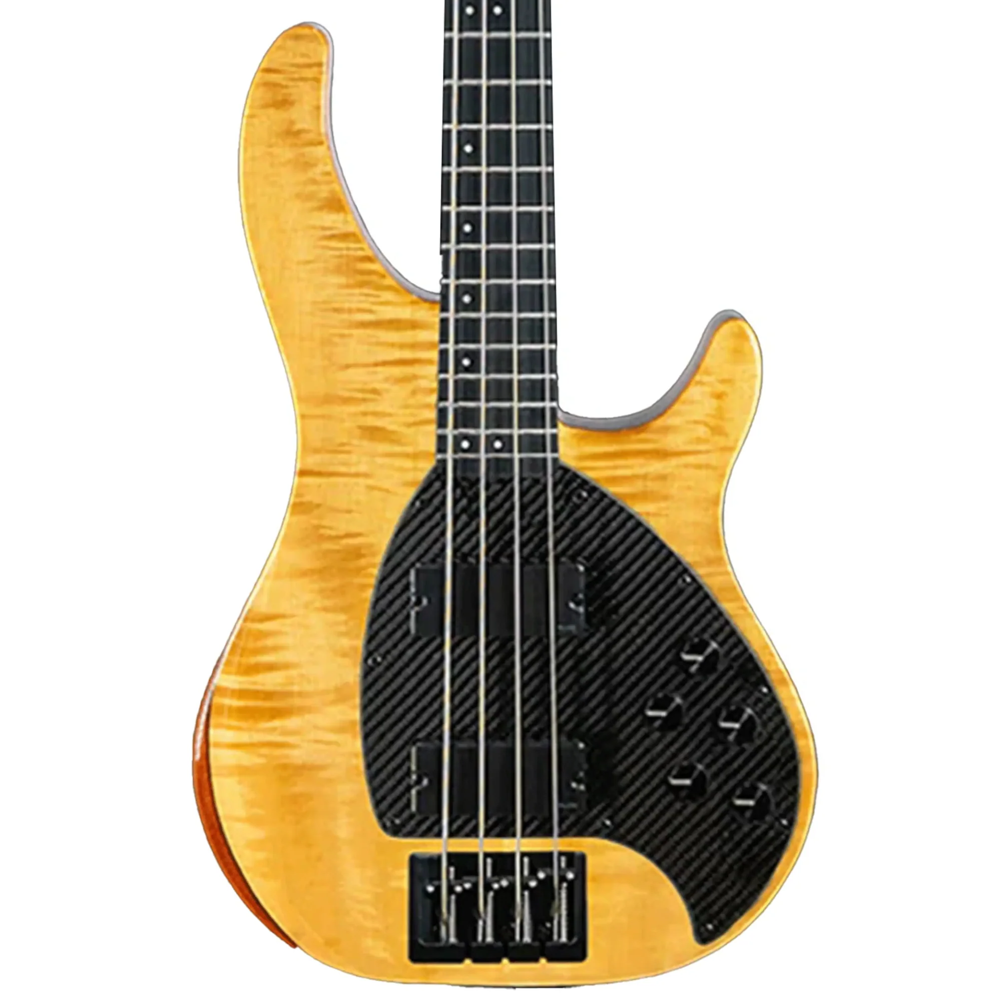Klōs Apollo IV Custom Electric Jazz Bass with Active-Passive Pickup - Sandstorm