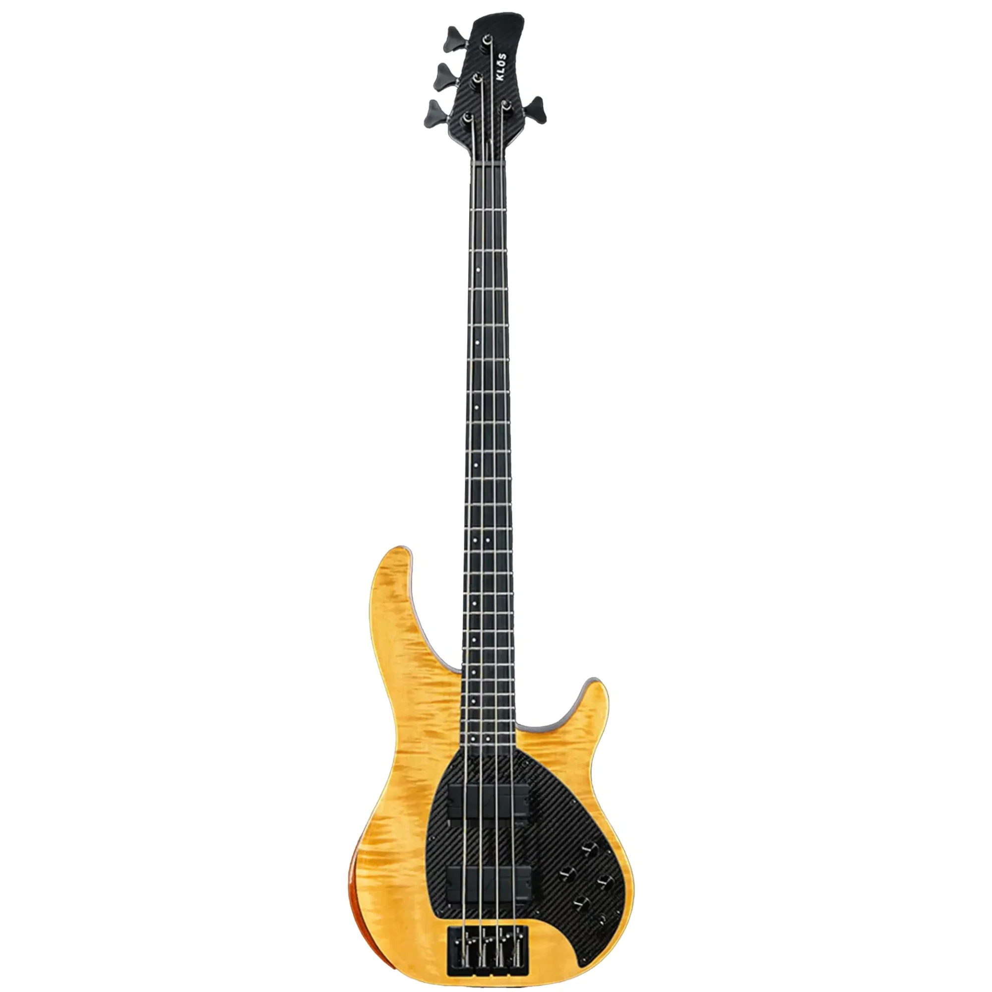 Klōs Apollo IV Custom Electric Jazz Bass with Active Pickup - Sandstorm - Image 2
