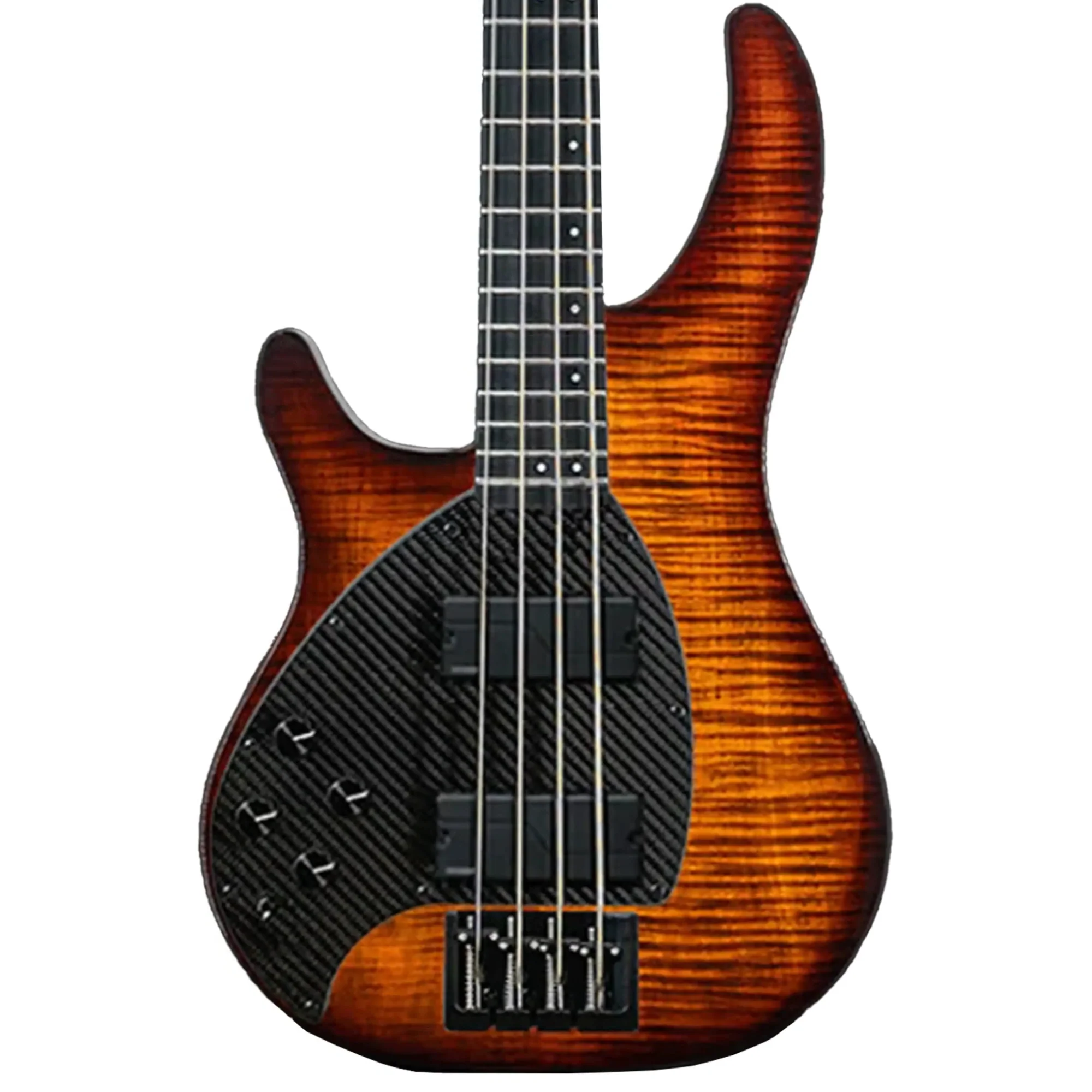 Klōs Apollo IV Custom Electric Jazz Bass with Active Pickup - Sunburst Left-Handed