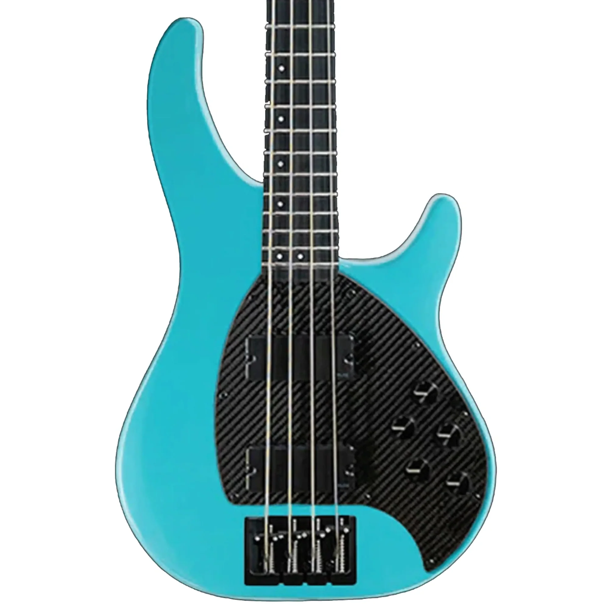Klōs Apollo IV Custom Electric Precision Bass with Active-Passive Pickup - Aqua