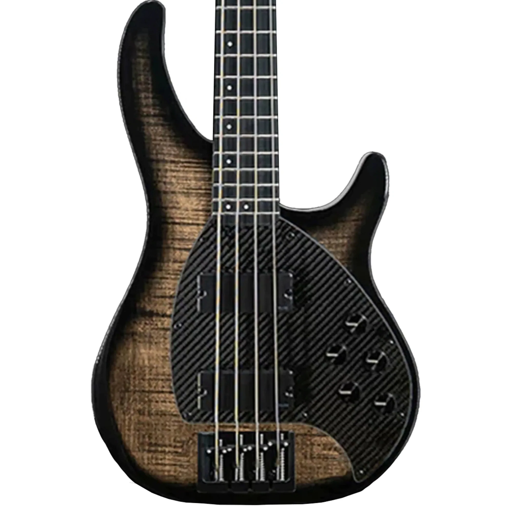 Klōs Apollo IV Custom Electric Precision Bass with Active-Passive Pickup - Black
