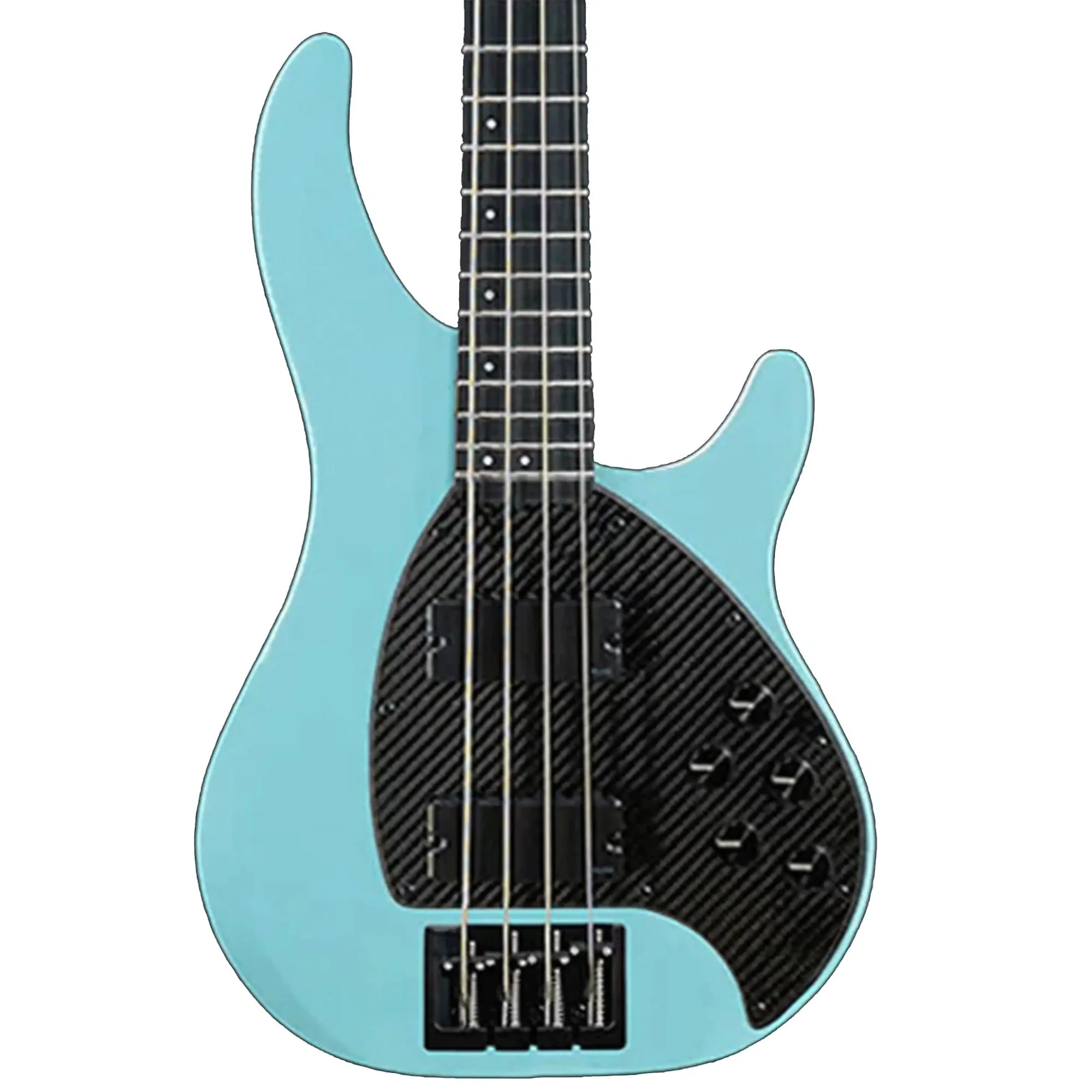 Klōs Apollo IV Custom Electric Precision Bass with Active-Passive Pickup - Stone Blue