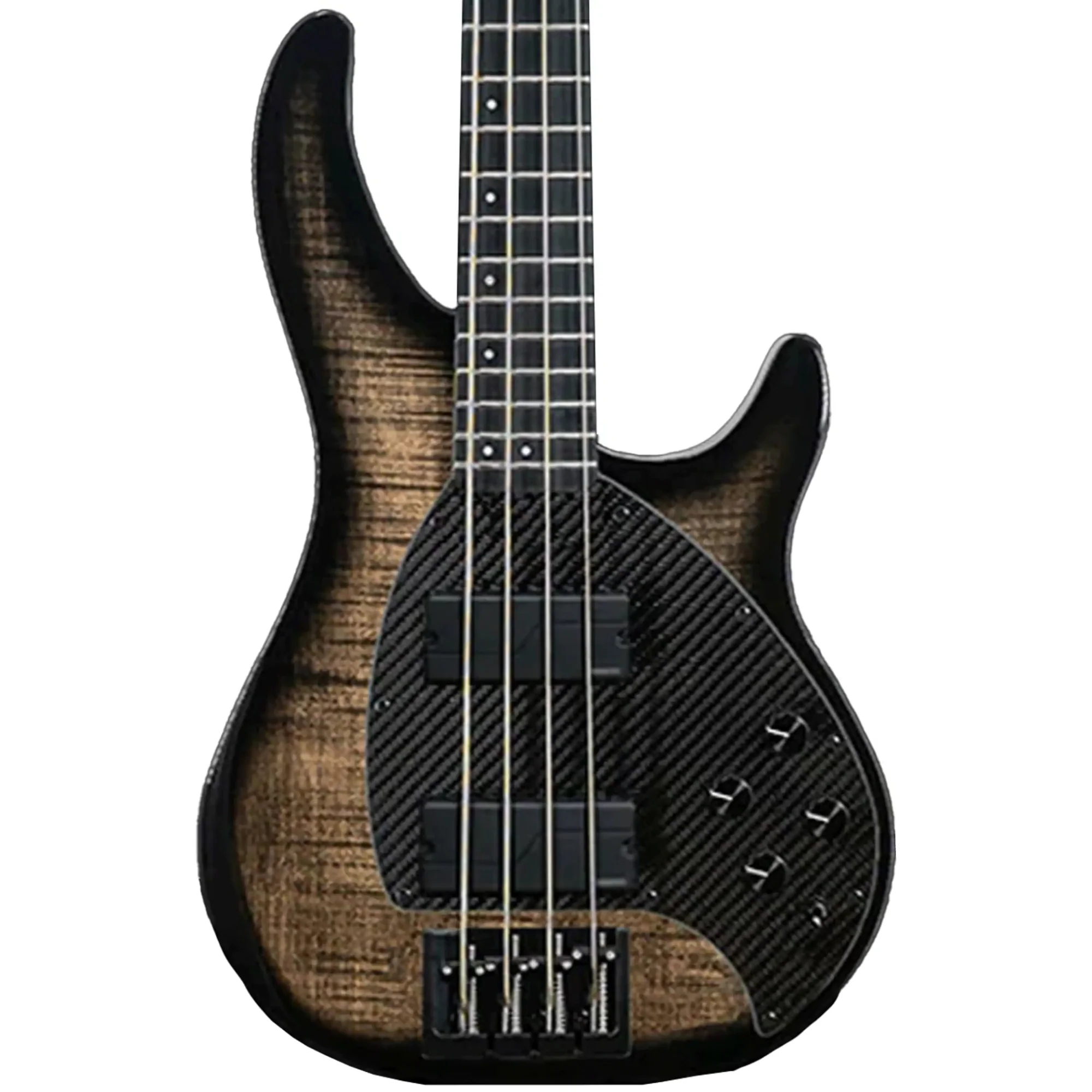 Klōs Apollo IV Custom Electric Precision Bass with Active Pickup - Black