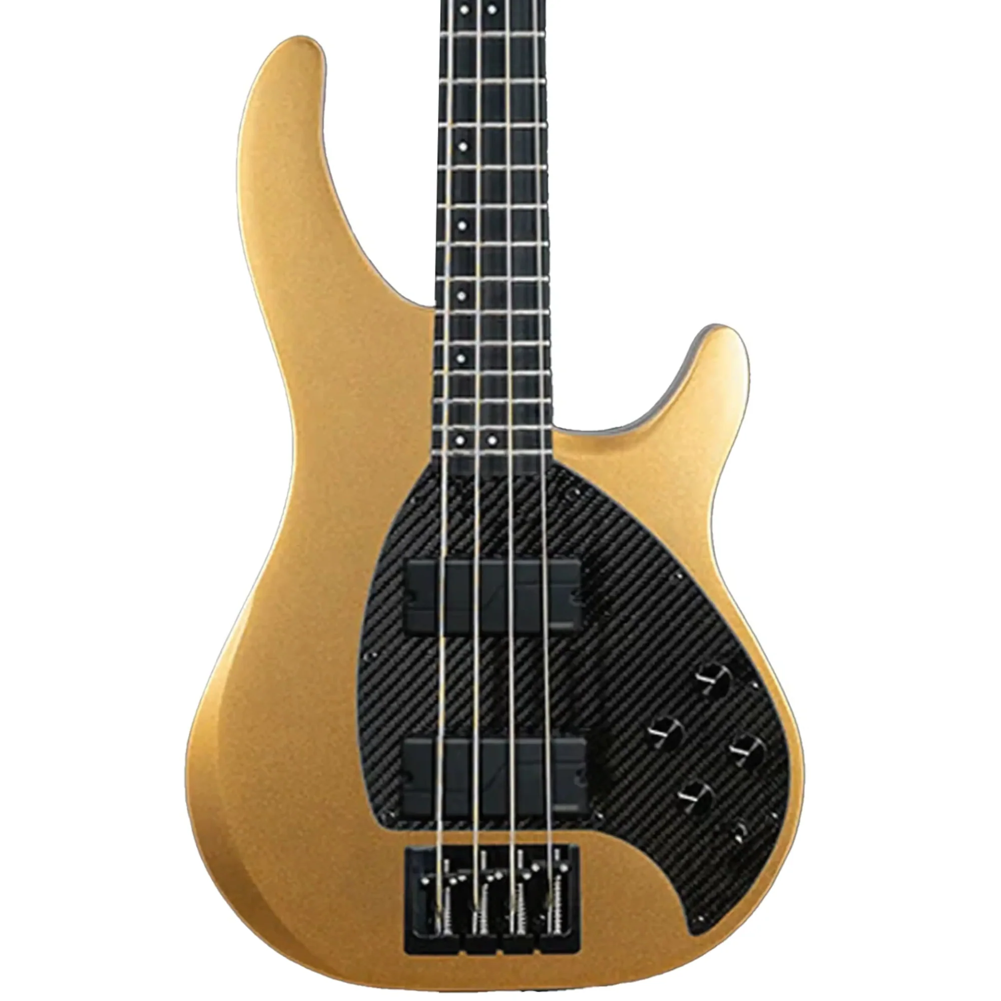 Klōs Apollo IV Custom Electric Jazz Bass with Active Pickup - Gold