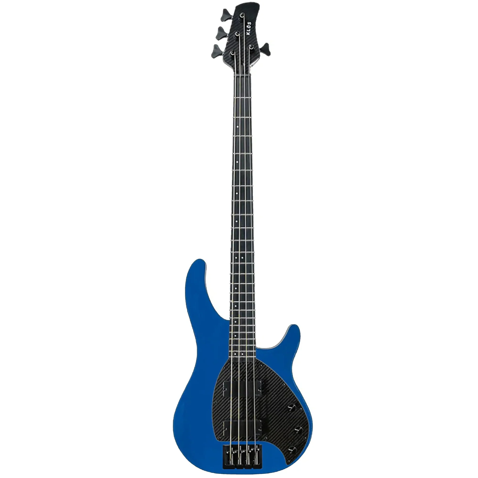 Klōs Apollo IV Custom Electric Jazz Bass with Passive Pickup - Blue - Image 2