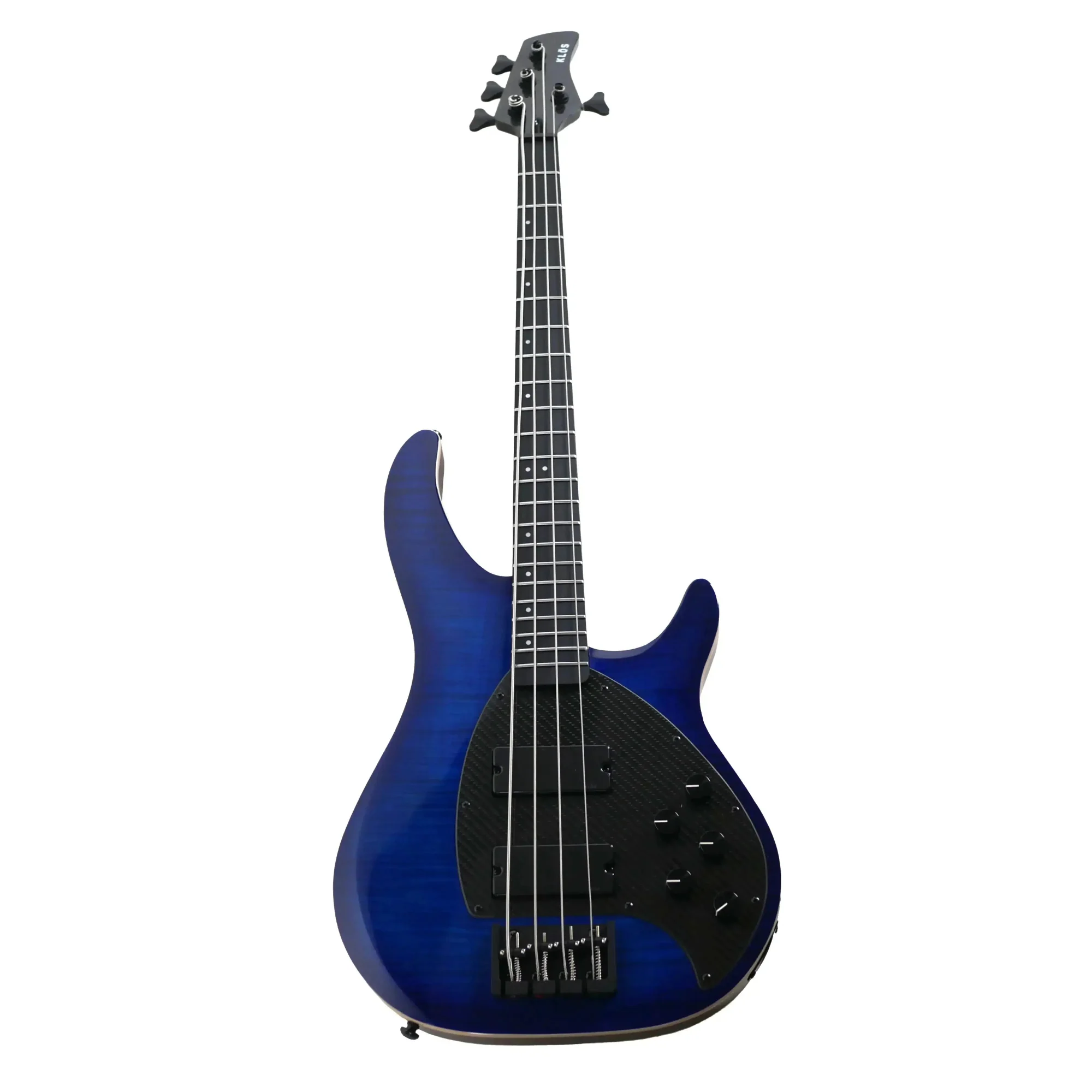Klōs Apollo IV Custom Short Scale Blue Electric Bass - Image 4