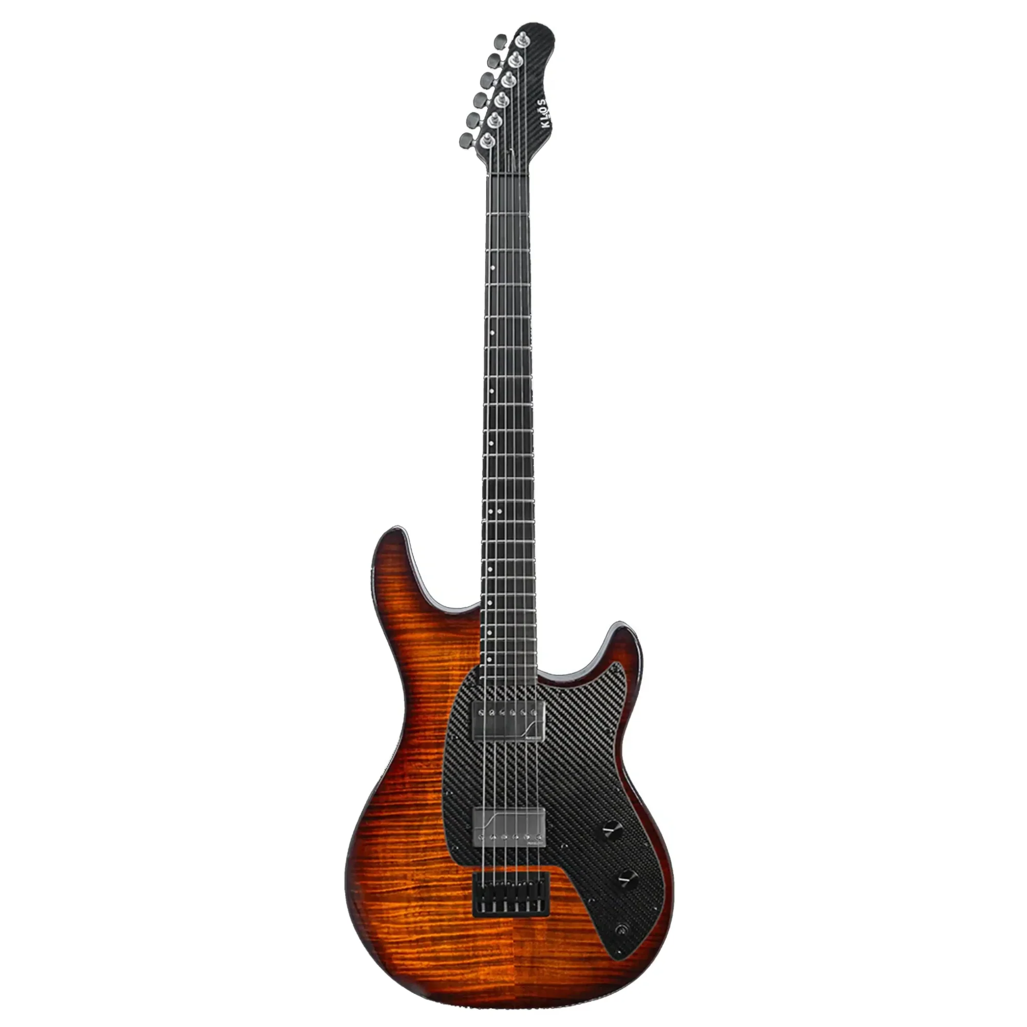 Klōs Artemis Baritone Custom Electric Guitar with Fishman Fluence Pickup - Sunburst - Image 2