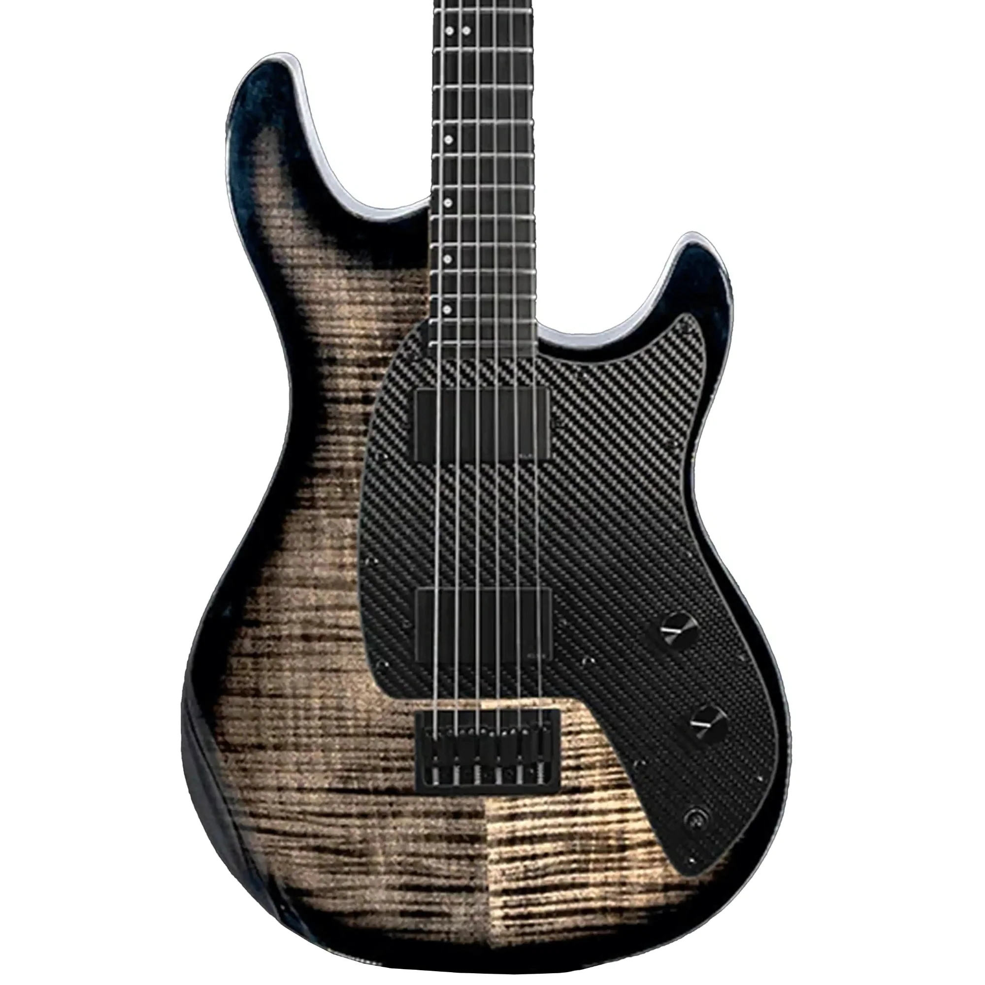 Klōs Artemis Baritone Custom Electric Guitar with Klos Blackouts Pickup - Black