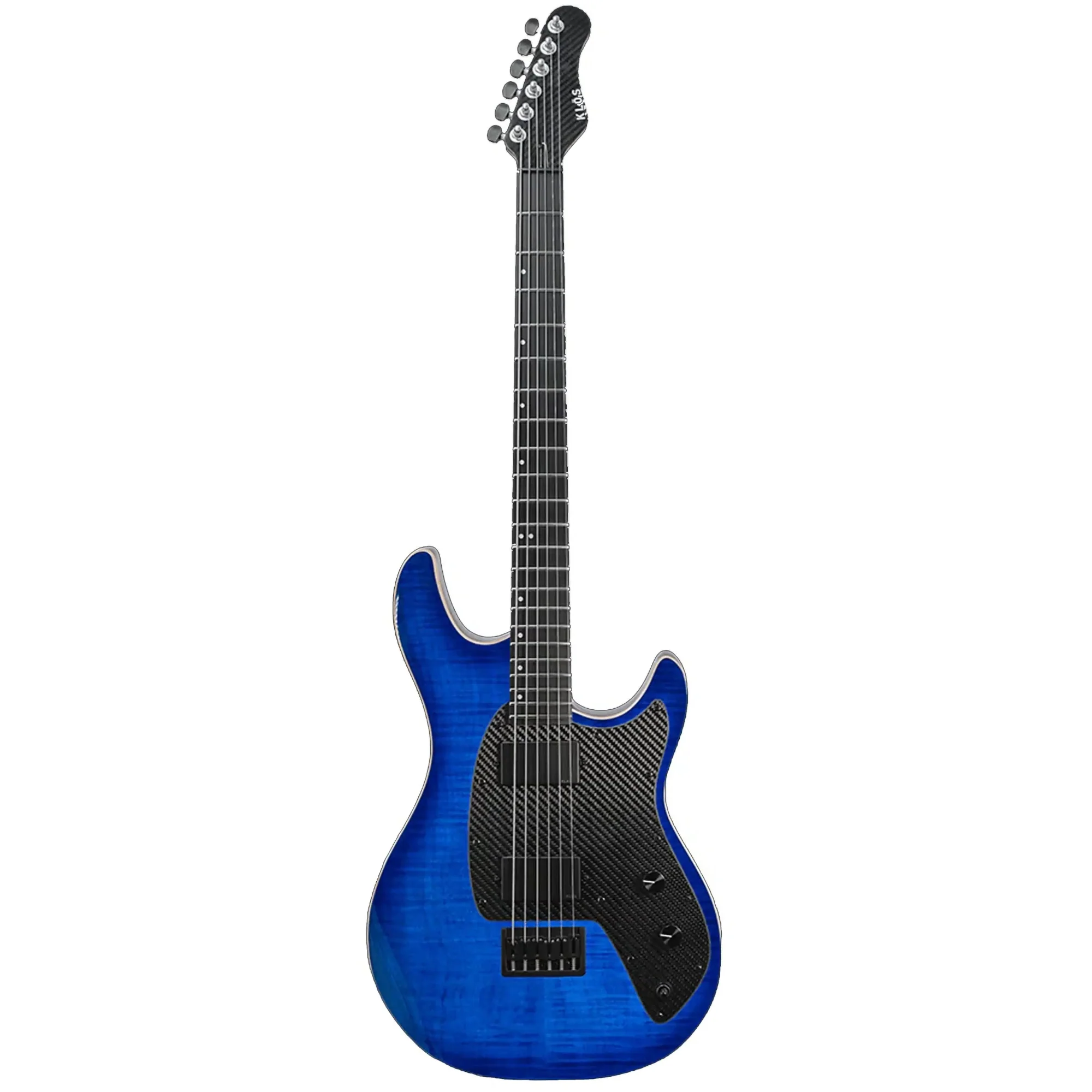 Klōs Artemis Baritone Custom Electric Guitar with Klos Blackouts Pickup - Blue - Image 2