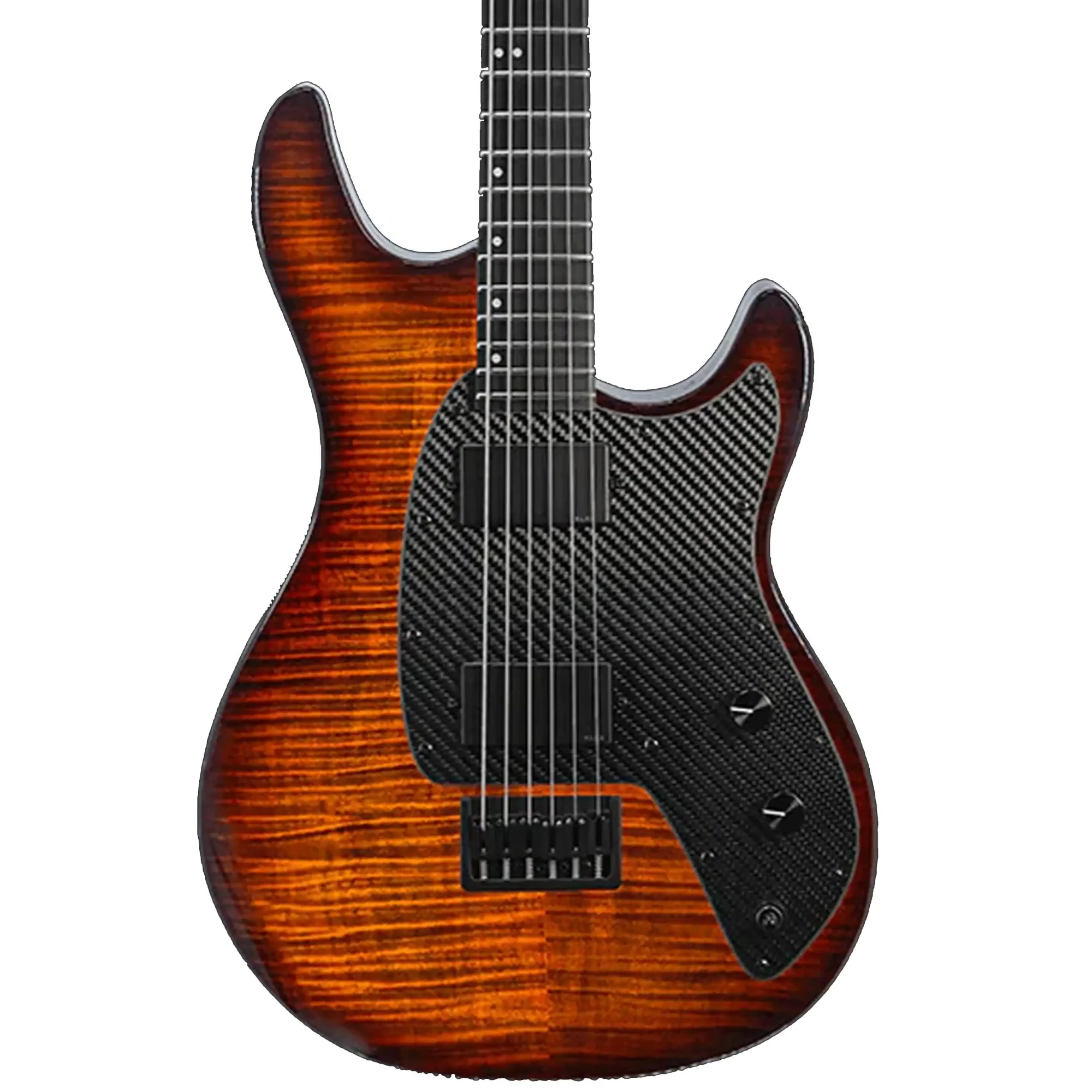 Klōs Artemis Baritone Custom Electric Guitar with Klos Blackouts Pickup - Sunburst