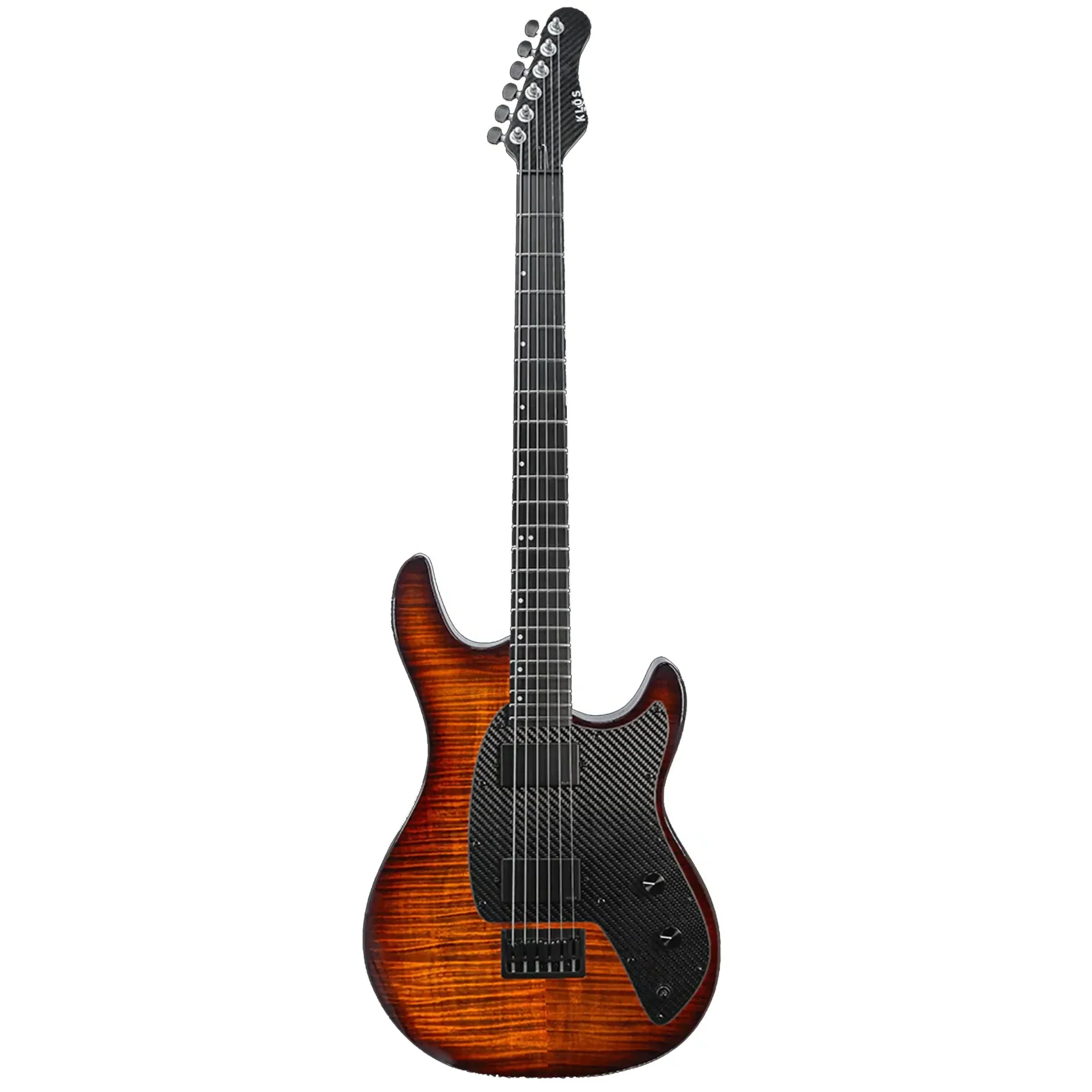 Klōs Artemis Baritone Custom Electric Guitar with Klos Blackouts Pickup - Sunburst - Image 2