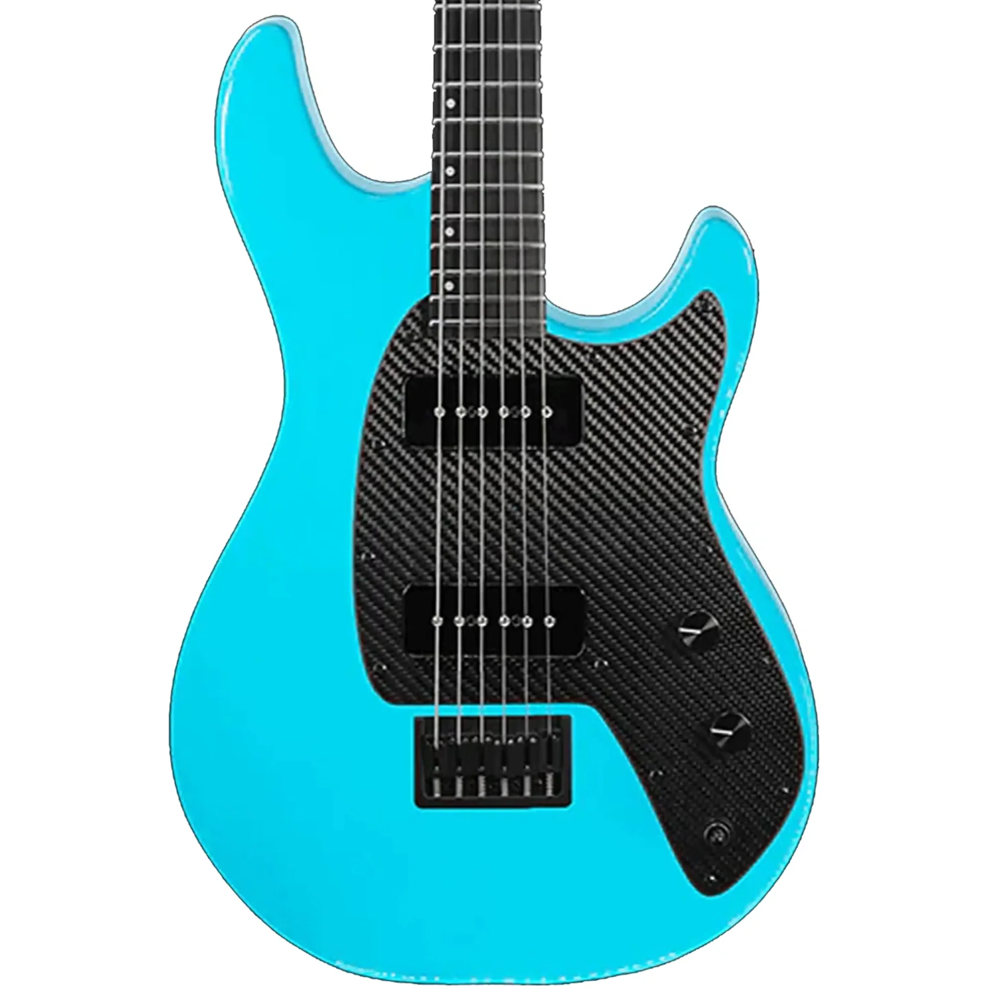 Klōs Artemis Baritone Custom Electric Guitar with Klos P-90S Pickup - Aqua