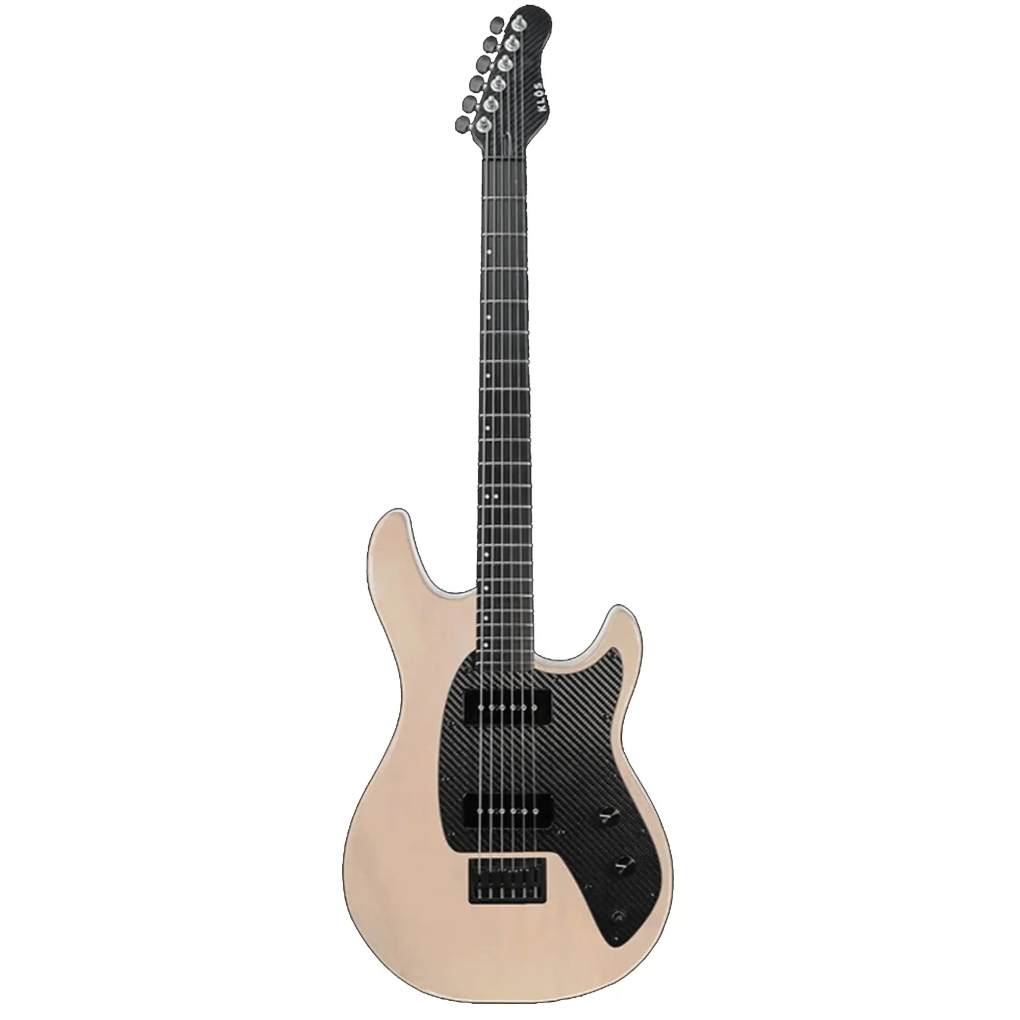 Klōs Artemis Baritone Custom Electric Guitar with Klos P-90S Pickup - Feather - Image 2