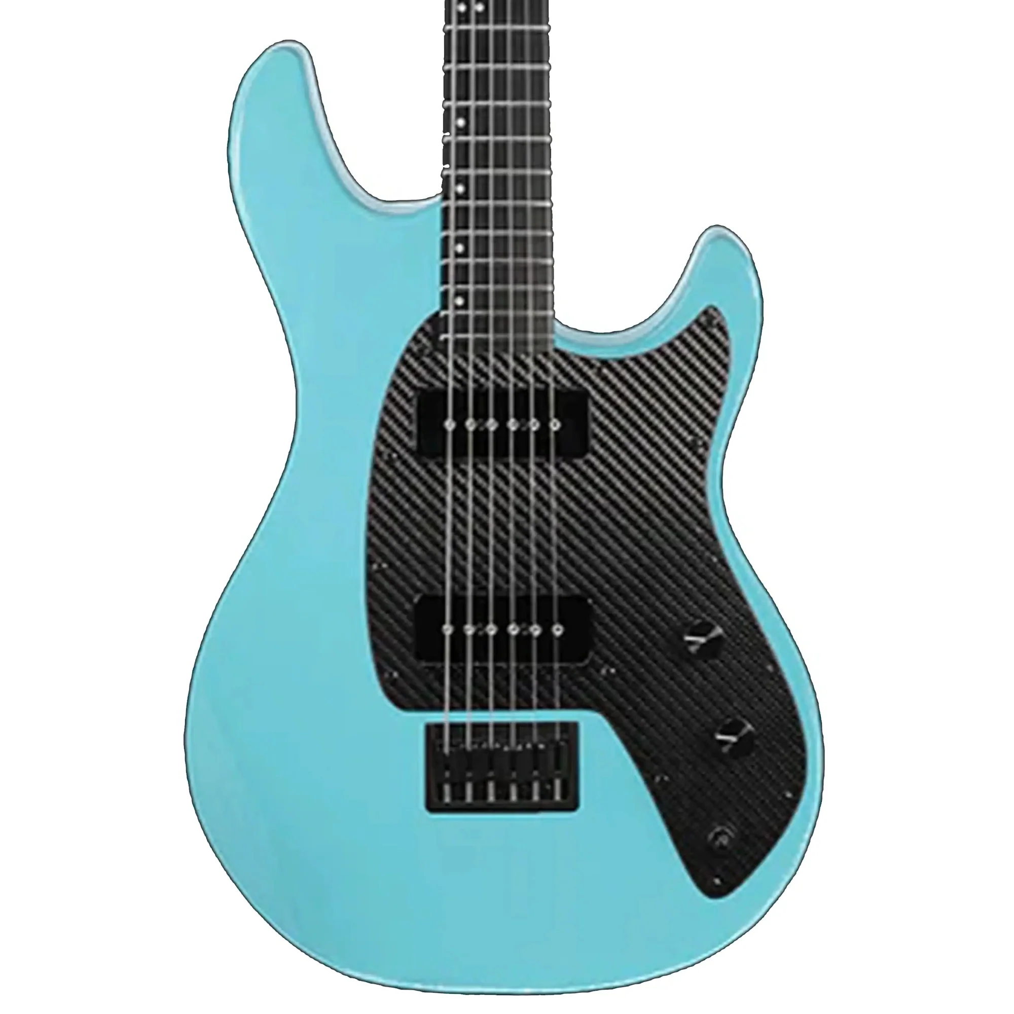 Klōs Artemis Baritone Custom Electric Guitar with Klos P-90S Pickup - Stone Blue