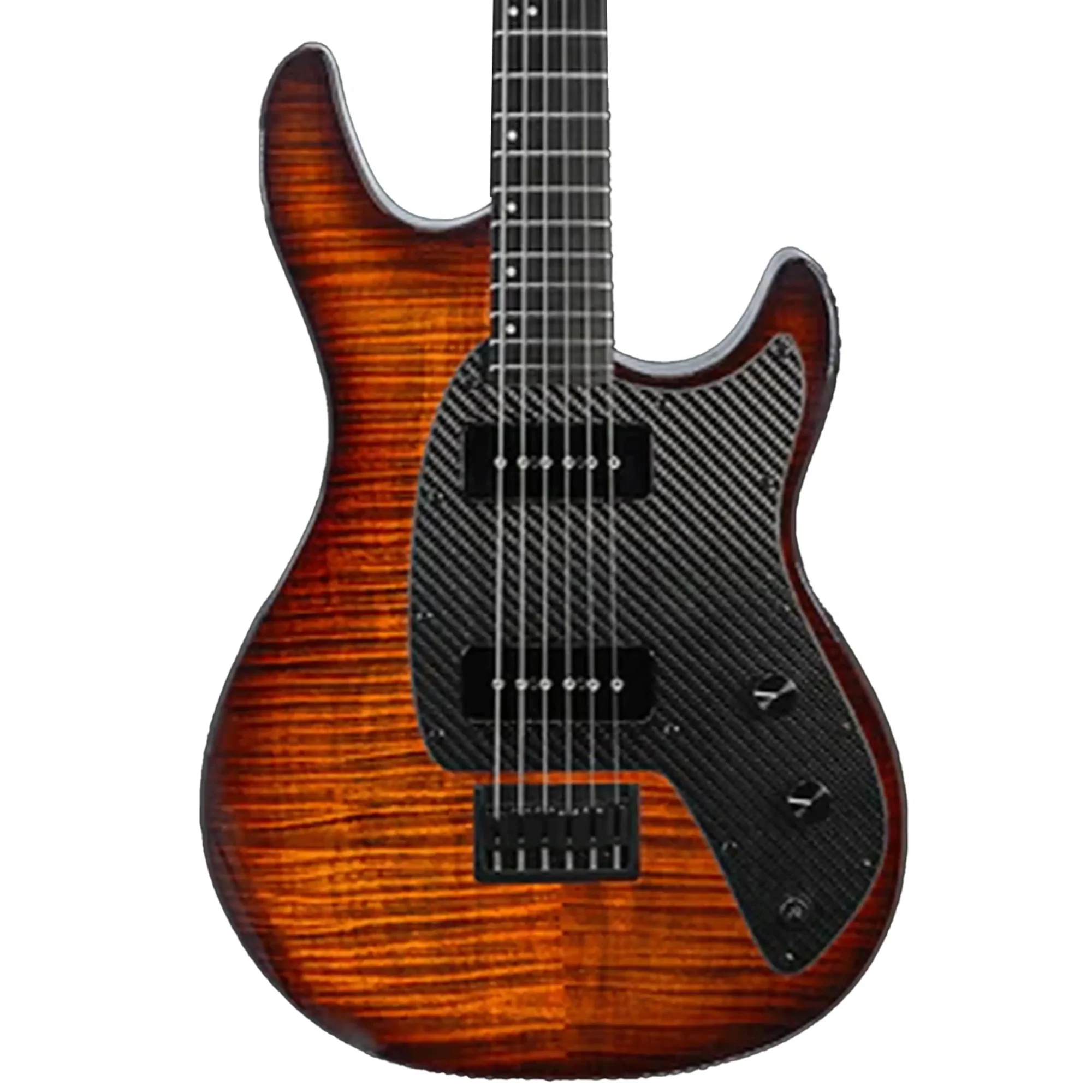 Klōs Artemis Baritone Custom Electric Guitar with Klos P-90S Pickup - Sunburst