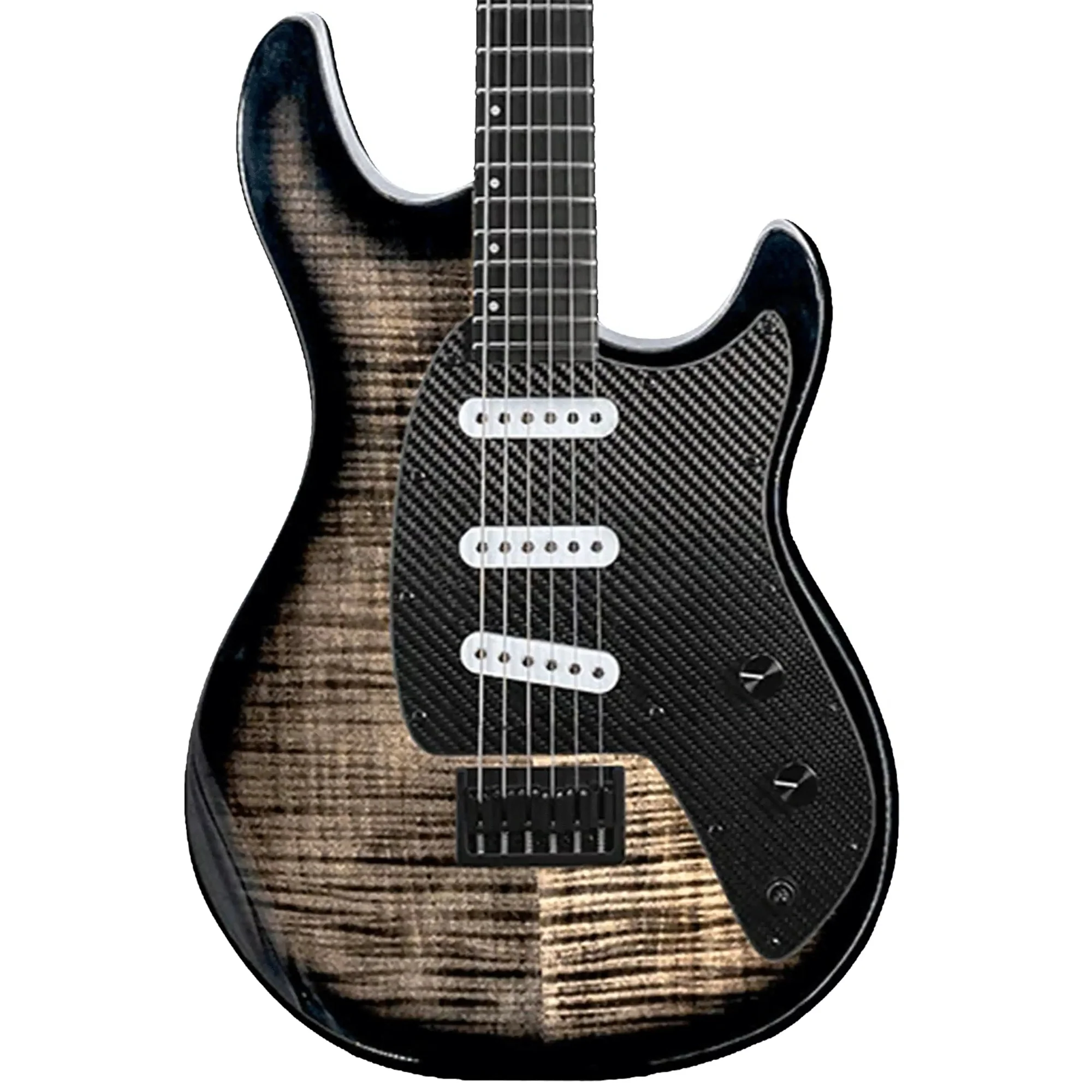 Klōs Artemis Baritone Custom Electric Guitar with Klos Single Coils Pickup - Black