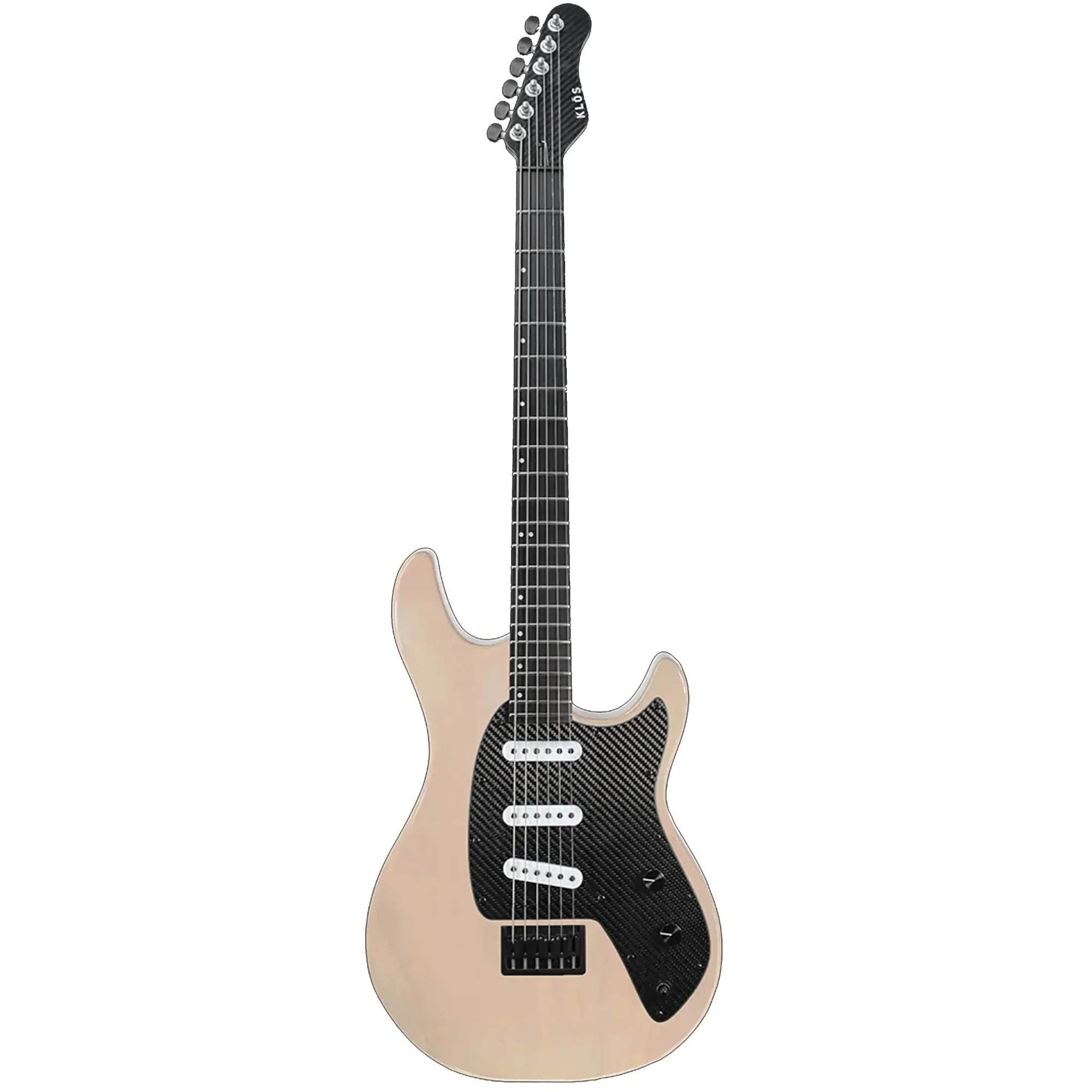 Klōs Artemis Baritone Custom Electric Guitar with Klos Single Coils Pickup - Feather - Image 2