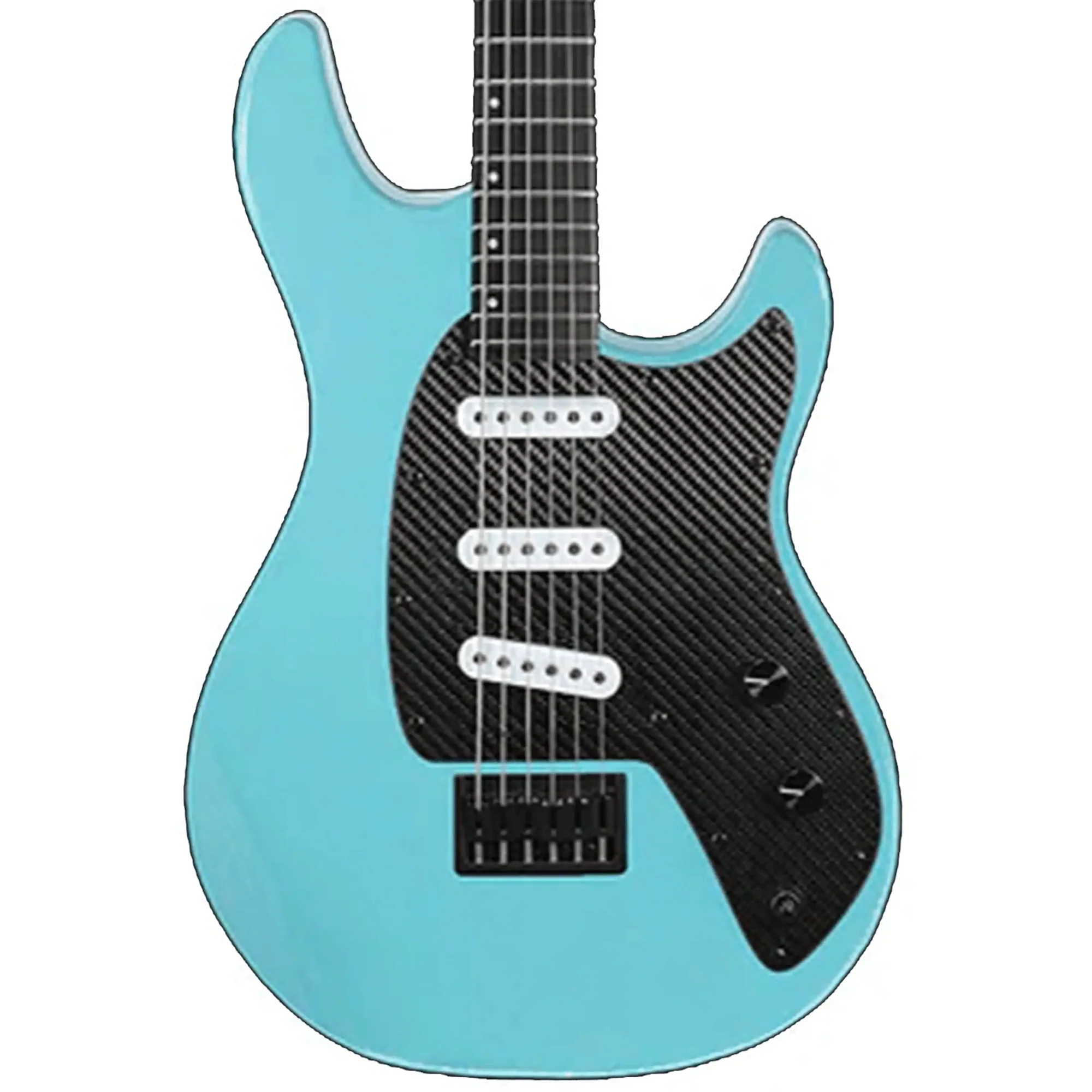 Klōs Artemis Baritone Custom Electric Guitar with Klos Single Coils Pickup - Stone Blue