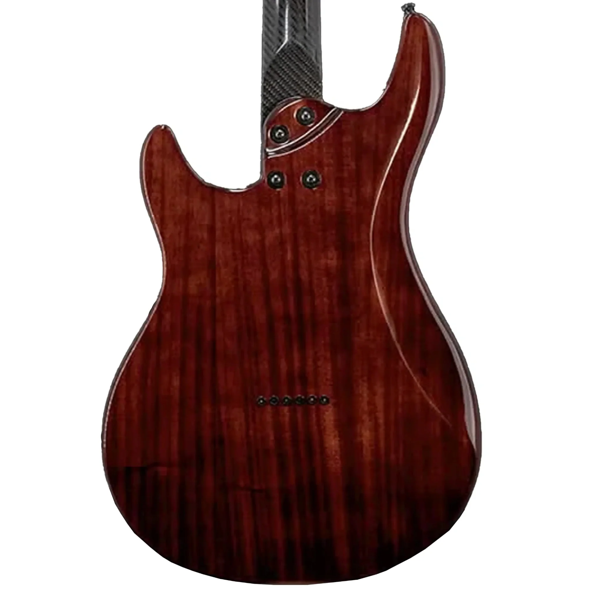 Klōs Artemis Custom Series 22 Fret Black Flame Maple Electric Guitar with Klos Blackouts Pickup - Image 2