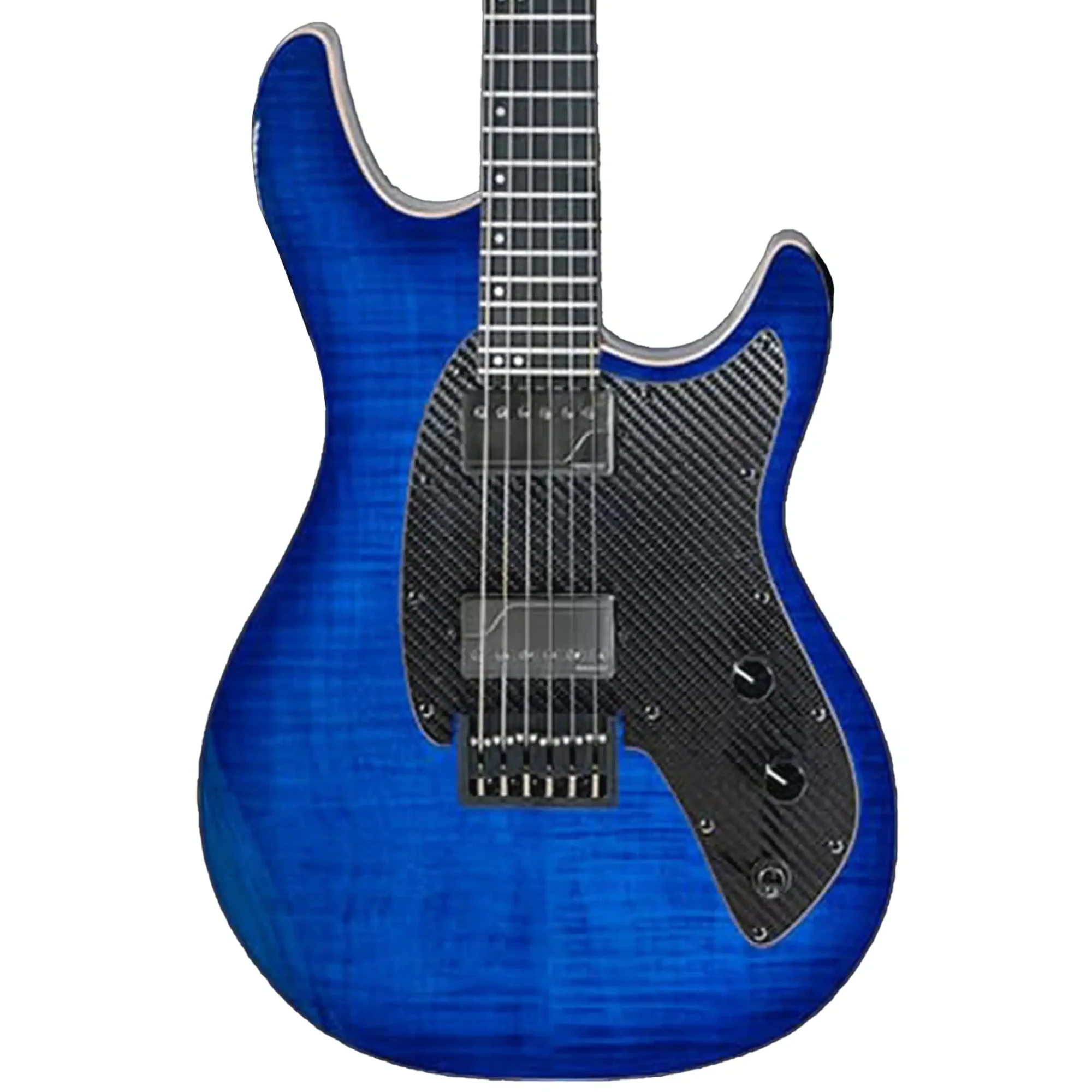 Klōs Artemis Custom Series 22 Fret Blue Flame Maple Electric Guitar with Fishman Fluence Pickup