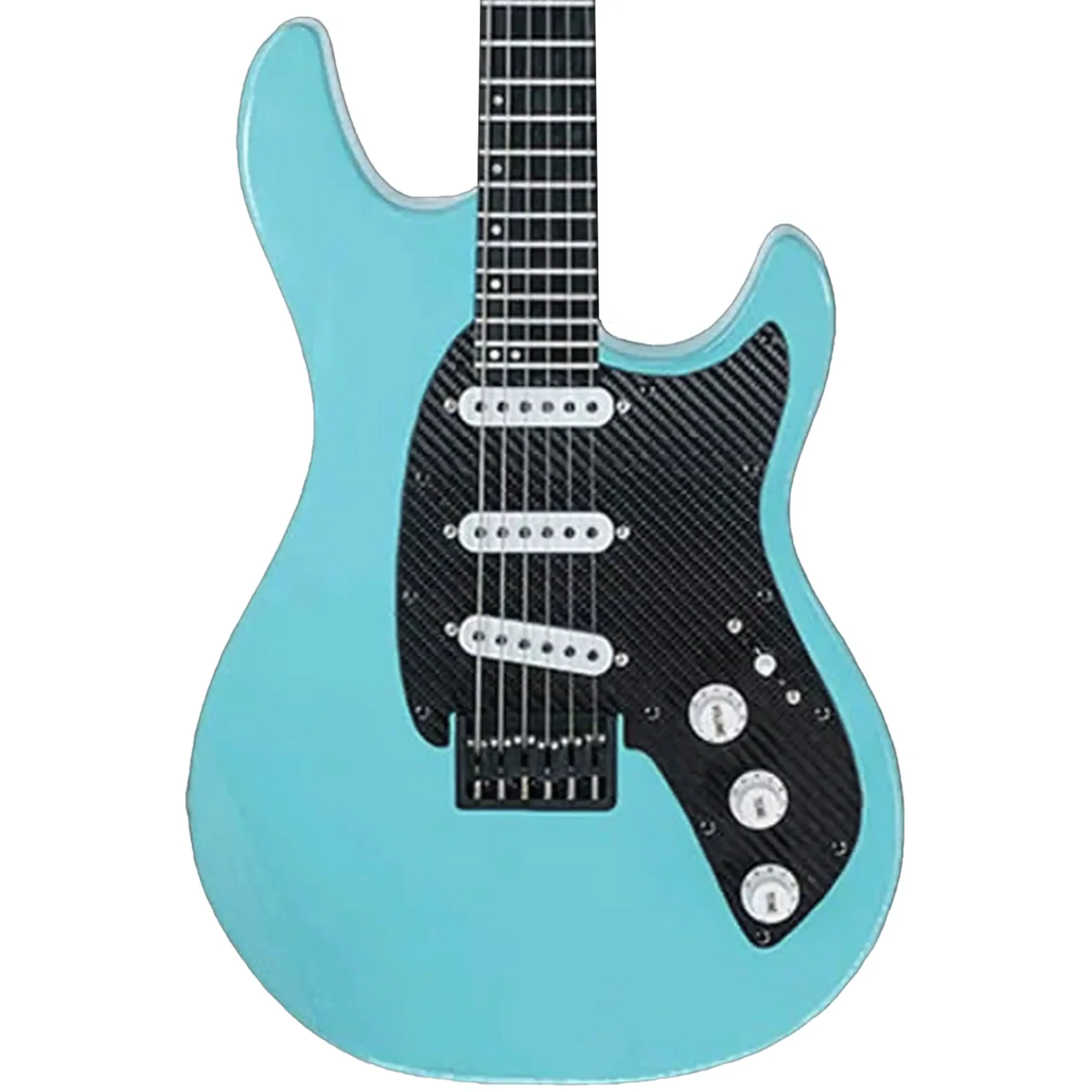 Klōs Artemis Custom Series 22 Fret Stone Blue Electric Guitar with Klos Single Coils Pickup