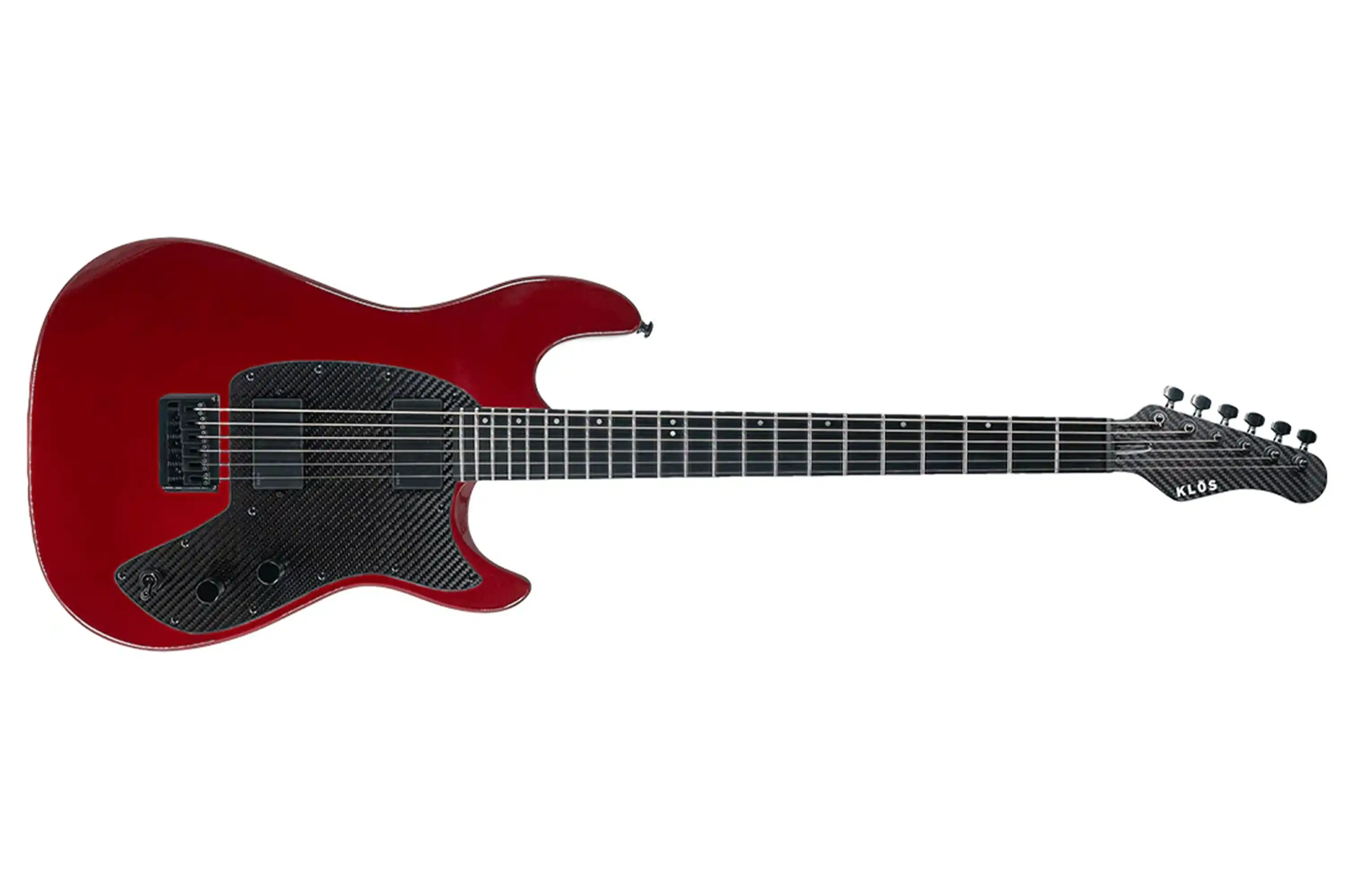 Klōs Baritone Electric Guitar - Red - Image 2