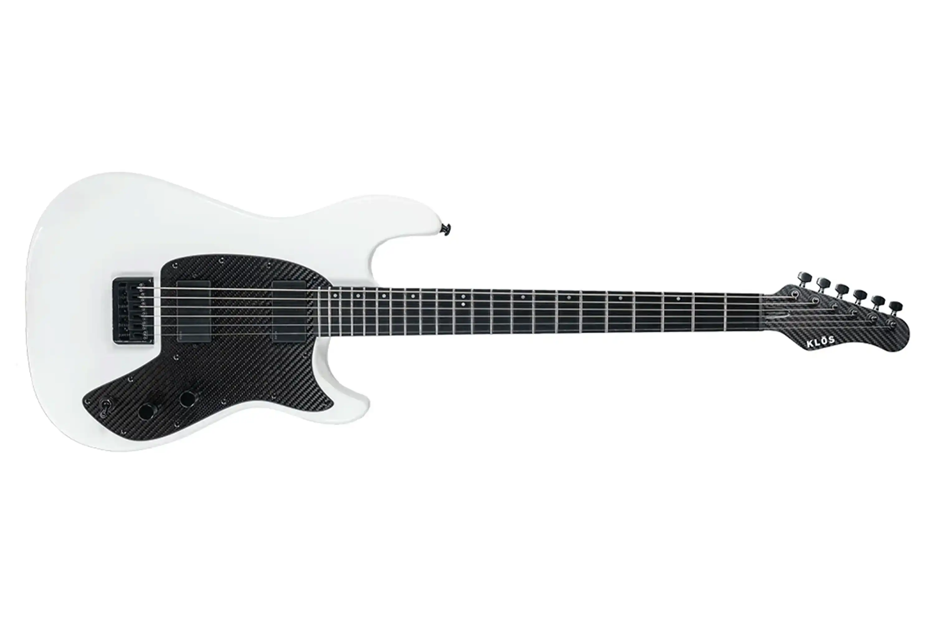 Klōs Baritone Electric Guitar - White - Image 2