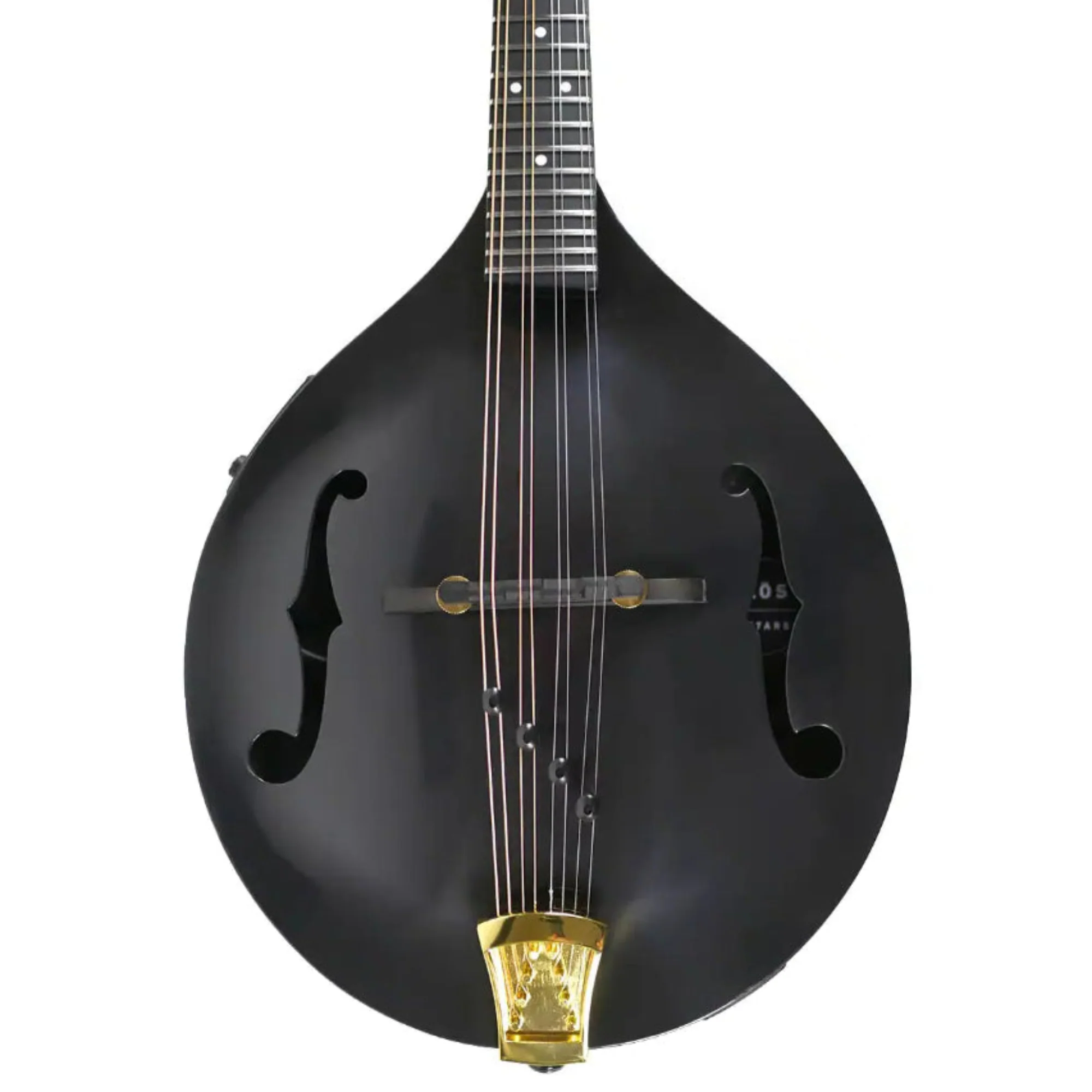 Klōs Black Unidirectional Carbon Fiber Acoustic-Electric A-Style Mandolin w/ Klōs EQ Preamp