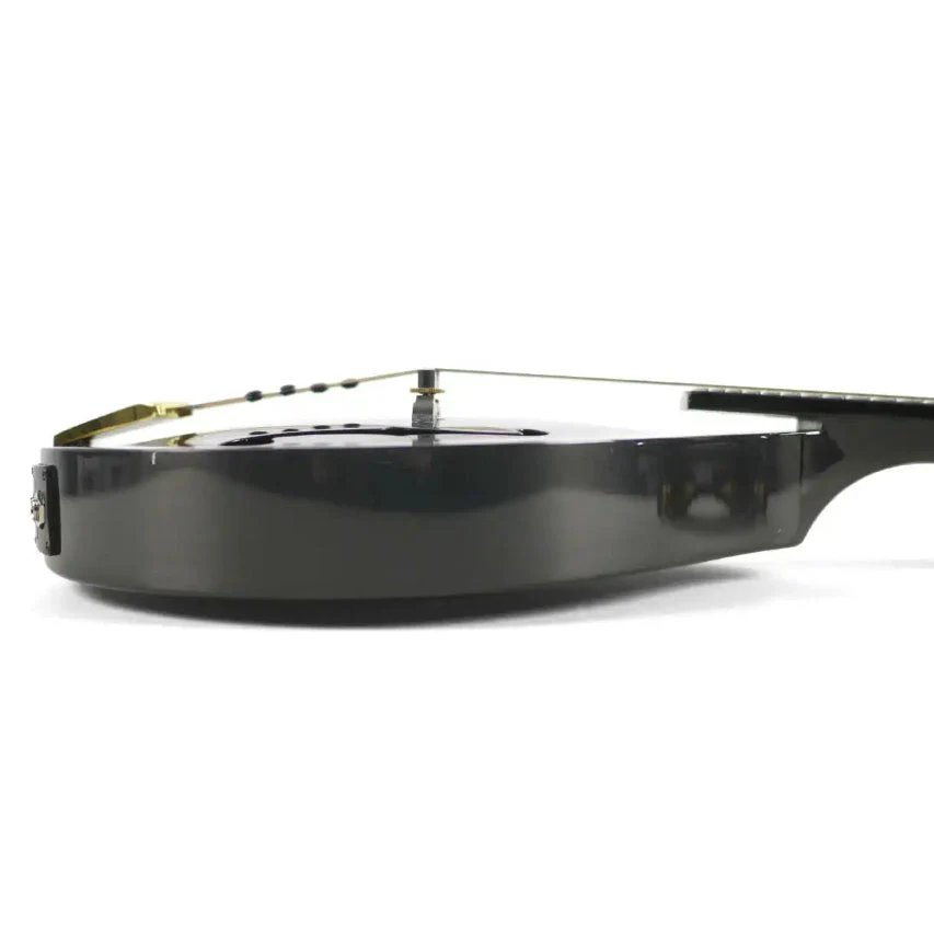 Klōs Black Unidirectional Carbon Fiber Acoustic-Electric A-Style Mandolin w/ Klōs EQ Preamp - Image 3