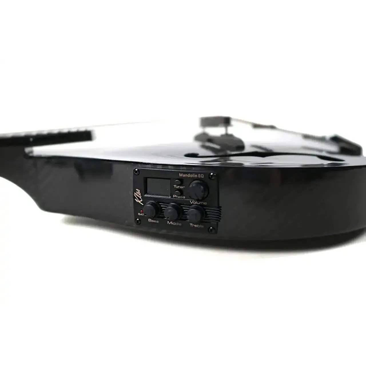 Klōs Carbon Fiber Acoustic-Electric A-Style Mandolin w/ Klōs EQ Preamp - Image 4