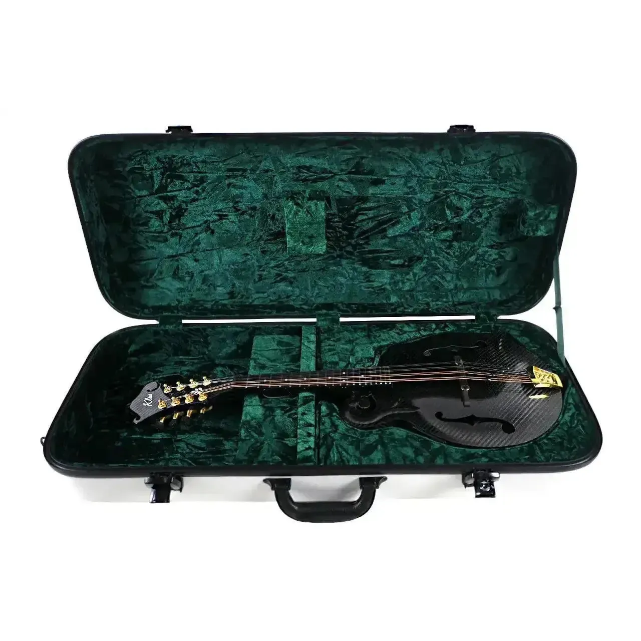 Klōs Carbon Fiber F-Style Acoustic-Electric Mandolin K&K Pickup - PRE-ORDER - Only 1 Available - FREE Carbon Fiber Case - Image 7